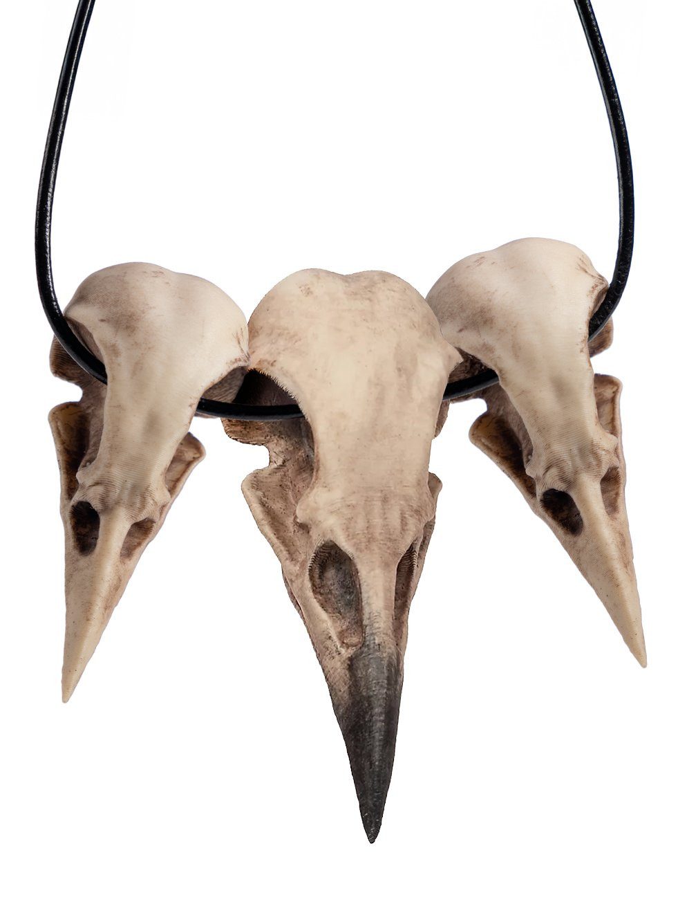 Andracor Zauberer-Kostüm Hexenkette - Raben Krähen Schädel - Halloween, Für finstere Schamanen oder auch nicht ganz so finstere Hexen ist ein