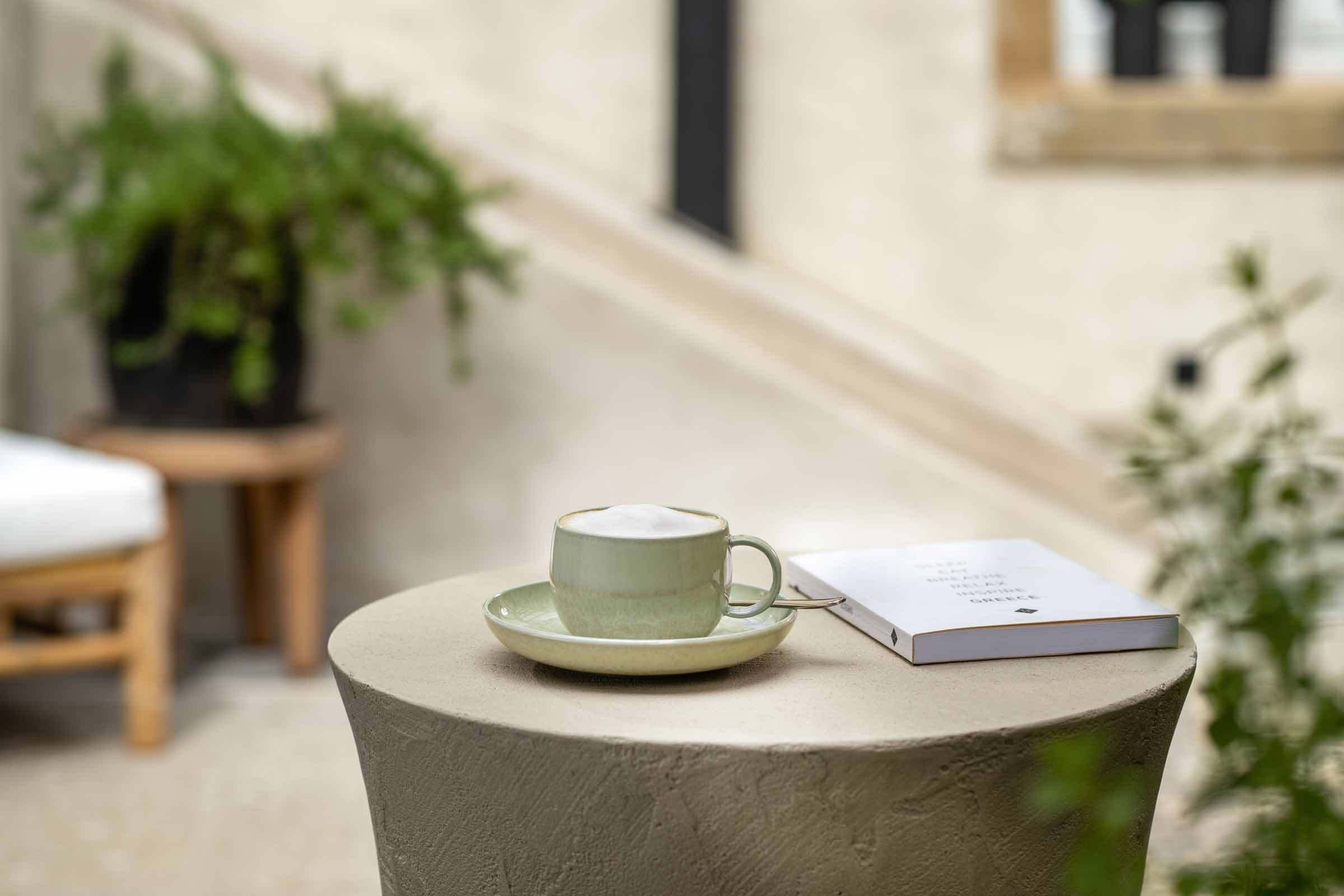 like. by Villeroy & Boch Kaffeeservice Perlemor Alga Kaffeeservice 18er Set (18-tlg), 6 Personen, Porzellan