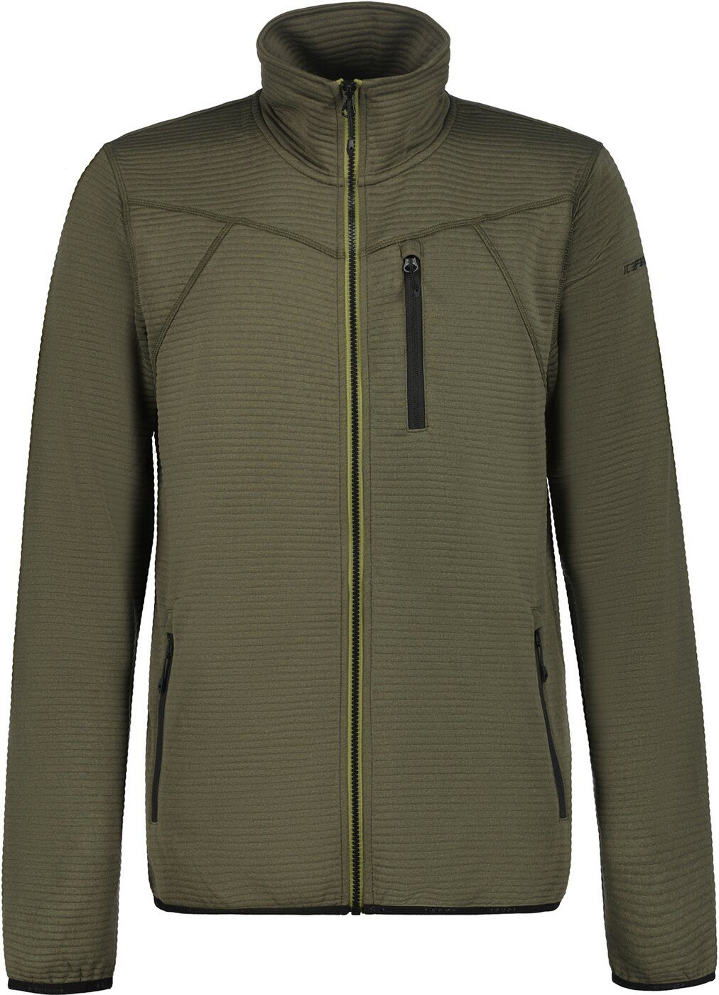 Icepeak Fleecejacke ICEPEAK BERTHOLD DUNKEL OLIVGRÜN