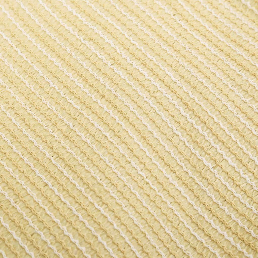vidaXL Sonnensegel 25 x 25 x 35 m Sonnensegel 160 gm² Beige 2,5x2,5x3,5 m HDPE Beschattun