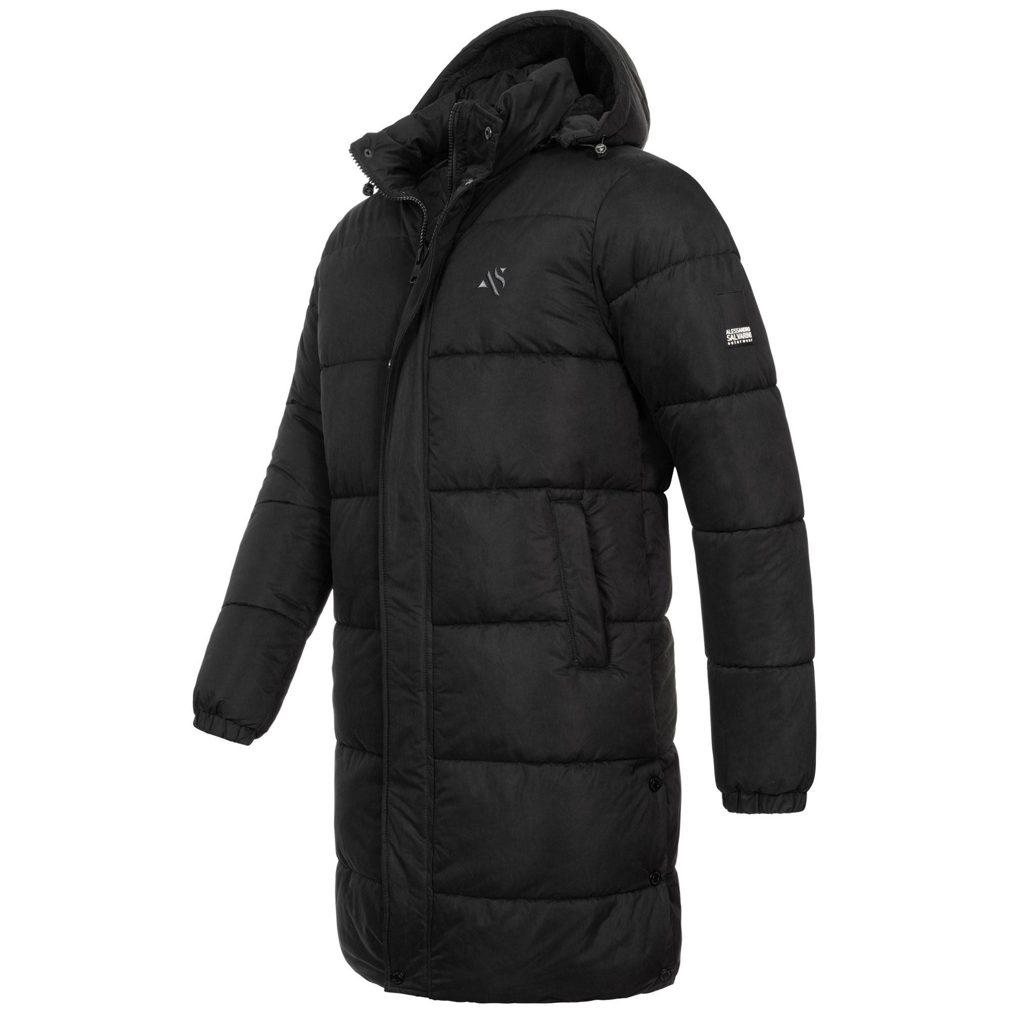 Alessandro Salvarini Winterjacke mit abnehmbarer Kapuze günstig online kaufen
