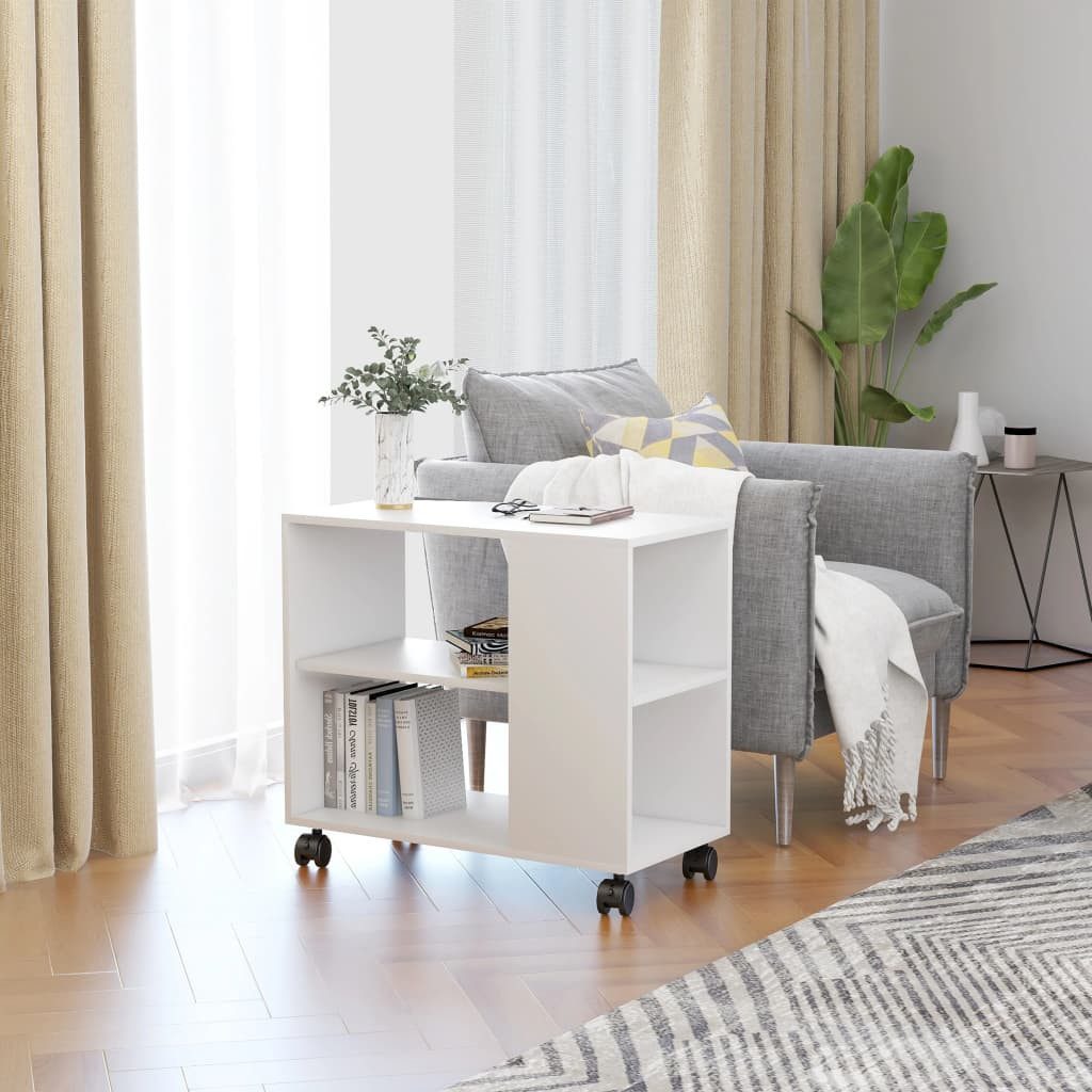 vidaXL Beistelltisch, Ablagetisch Weiß 70x35x55 cm günstig online kaufen