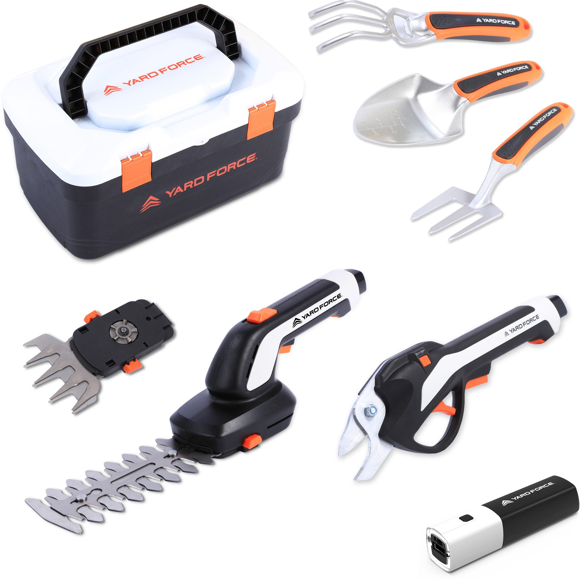 Yardforce Gartenpflege-Set HX V06S, mit 6 hochwertigen Gartenwerkzeugen