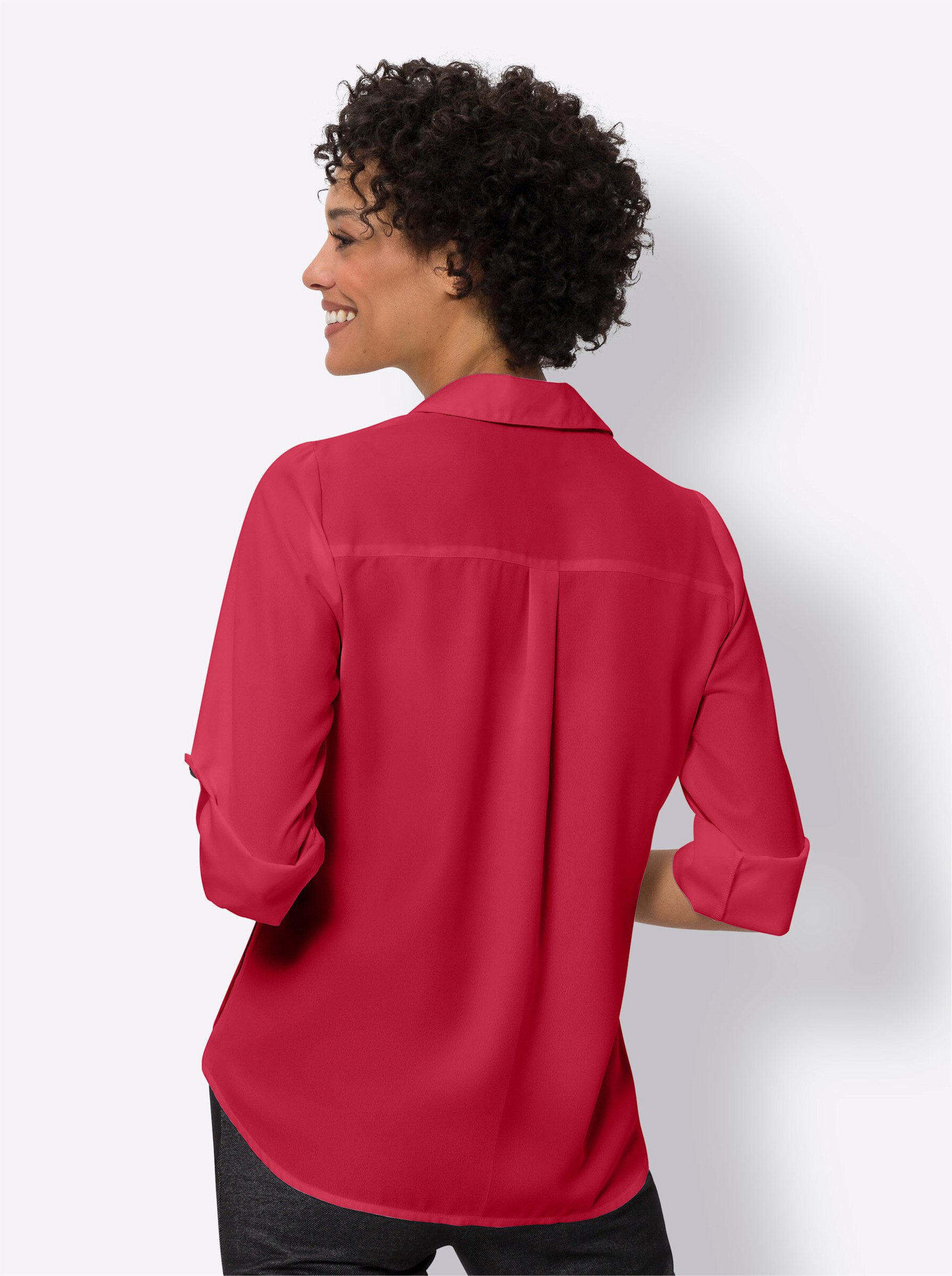 Sieh an! Klassische Bluse Schlupf-Bluse günstig online kaufen
