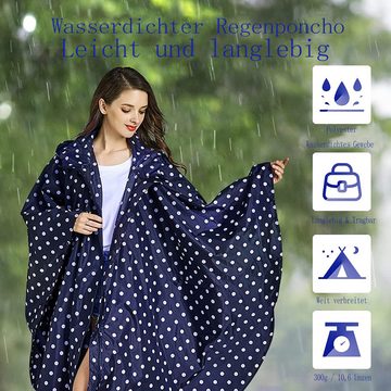 Juoungle Regenjacke Multifunktionaler Regenponcho, Regenmantel, Regenschutzbekleidung