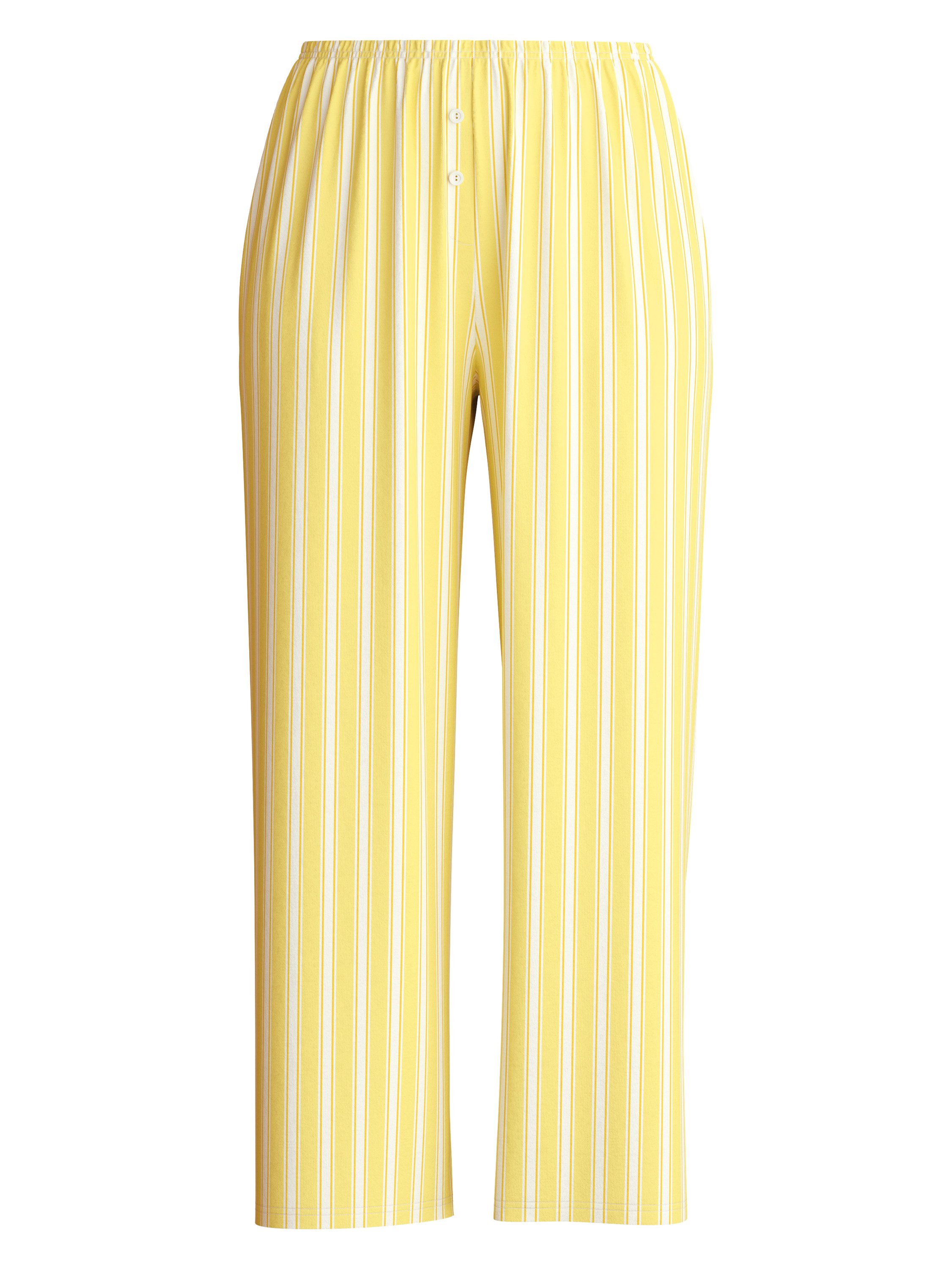 CALIDA Pyjamahose Favourites Ocean Damen (1-tlg) 100% Baumwolle, hautfreundlich, pflegeleicht, elastischer Bund