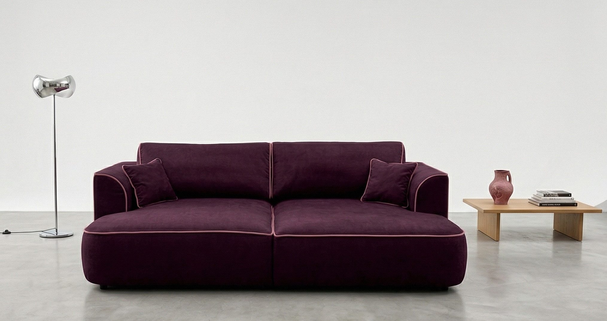 Labett Wohnlandschaft Modulares Sofa Cozi XXL BIGSOFA, Sofa Cozi – groß, bequem und modern mit gelegentlicher Schlaffunktion