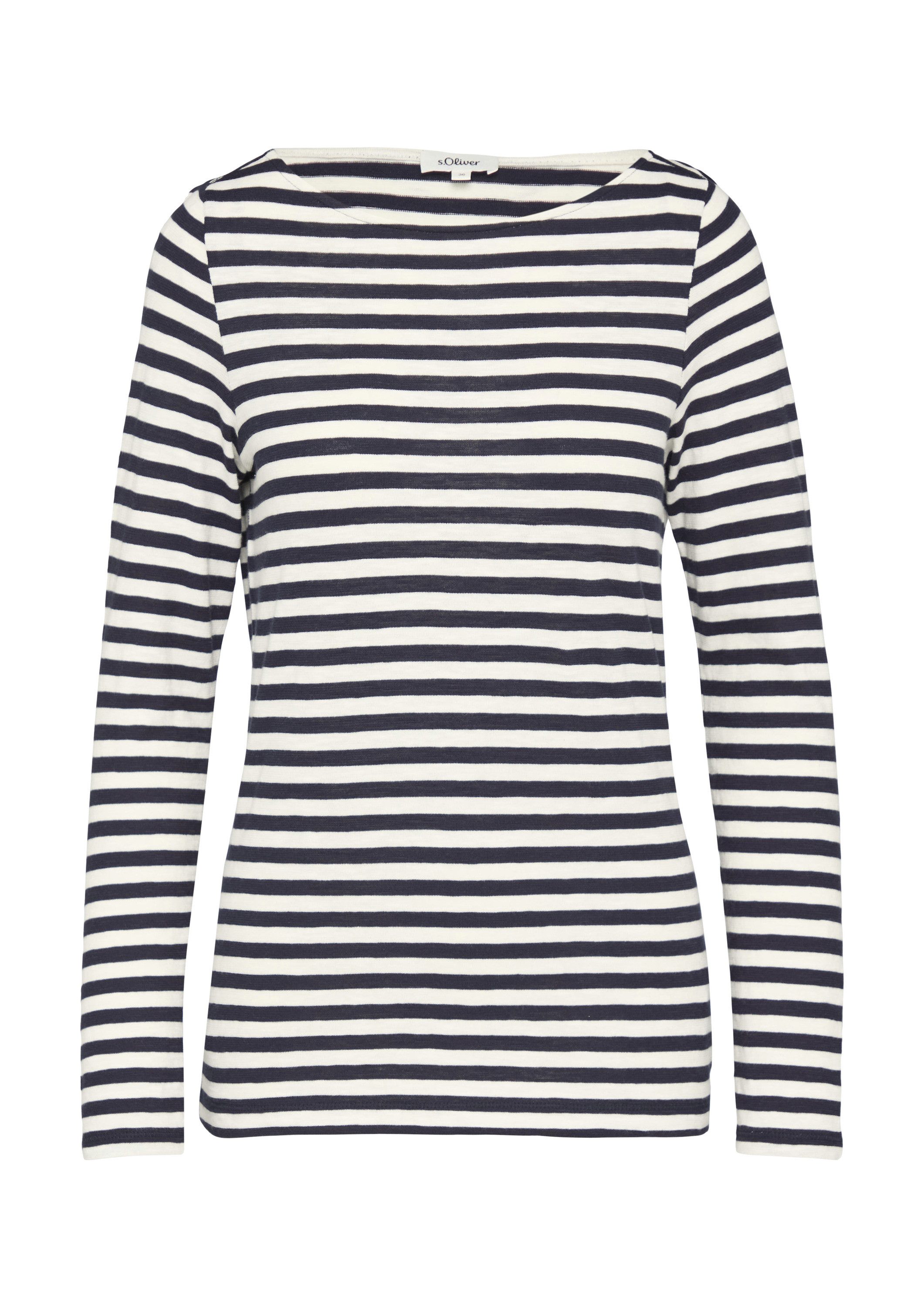 s.Oliver Langarmshirt T-Shirt SLAM Geringeltes Langarmshirt günstig online kaufen