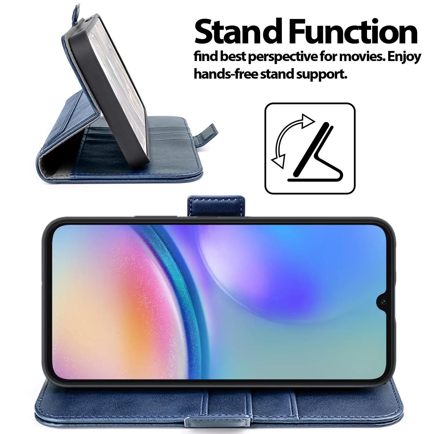 CoolGadget Handyhülle Book Case Elegance Tasche für Samsung Galaxy A16 5G 6,7 Zoll, Hülle Magnet Klapphülle Flip Case für Samsung A16 5G Schutzhülle – Bild 2 von 5