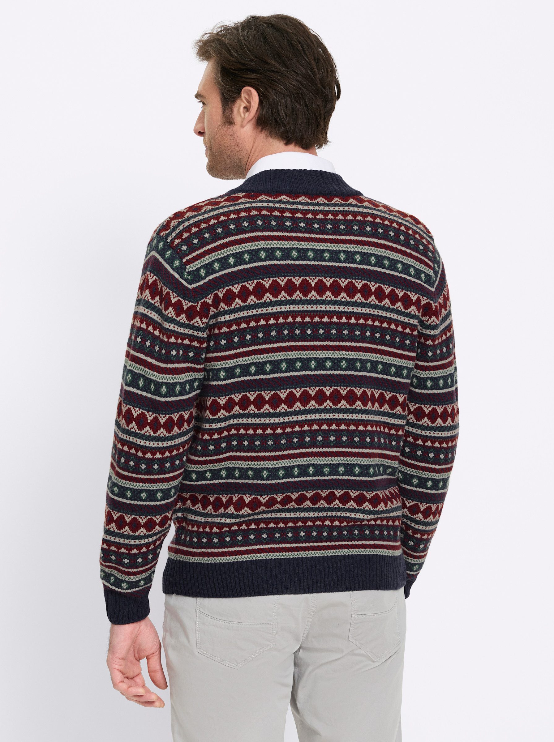 Witt Strickjacke Strickjacke Langarm Jacquard