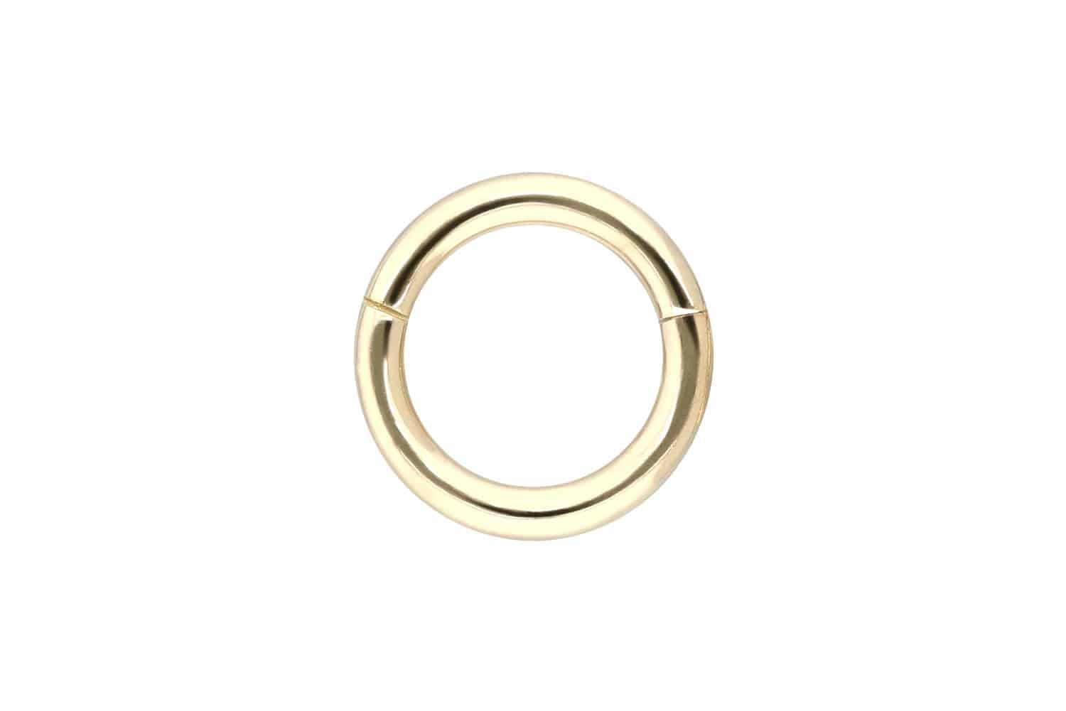 PIERCINGLINE Nasenpiercing 14/18 Karat Gold Segmentring Clicker Ohrpiercing günstig online kaufen