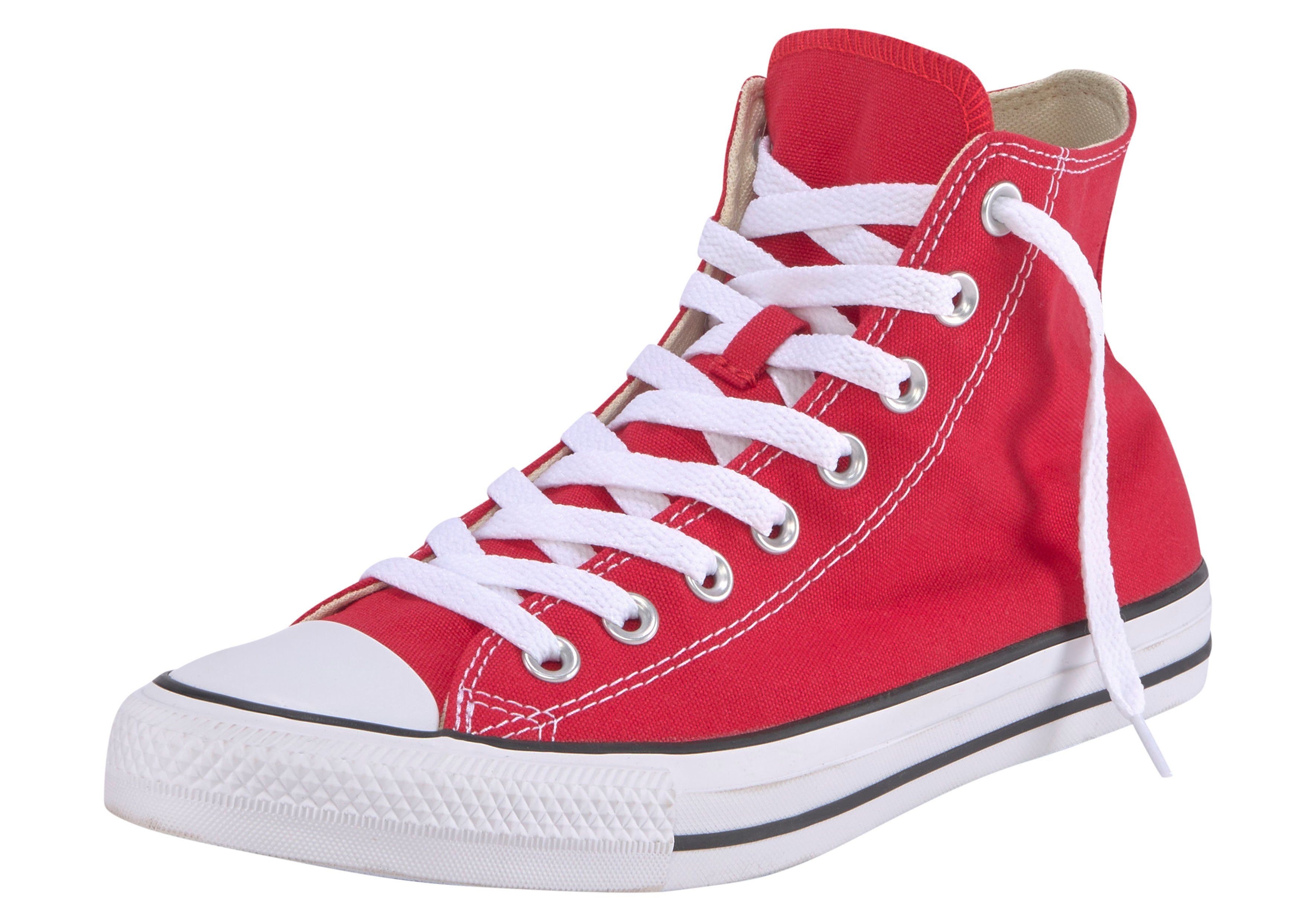 Converse Chuck Taylor All Star Hi Sneaker, Typische Gummizehenkappe für den  klassischen Look