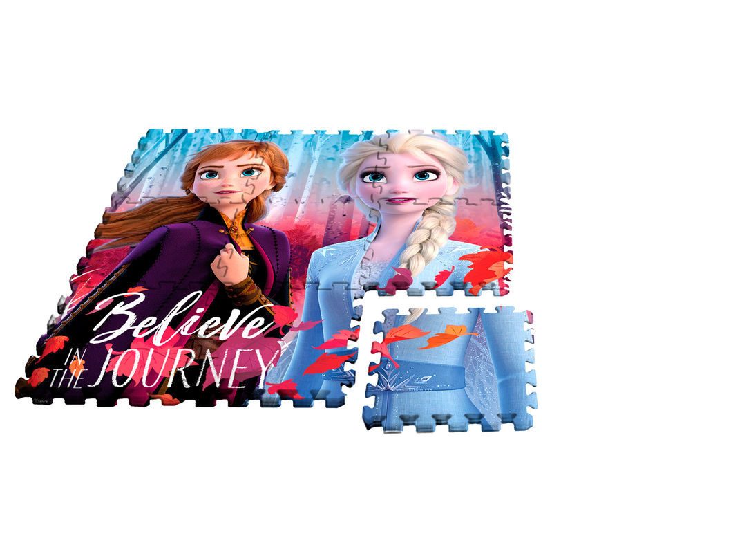 Disney Puzzle Disney Frozen 2 / Die Eiskönigin 2 - Spielmattenpuzzle 9tlg, Puzzleteile