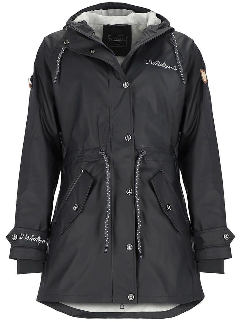 Regenmantel 50704 Damen Regenjacke Regenparka - Parka mit weicher Beschichtung