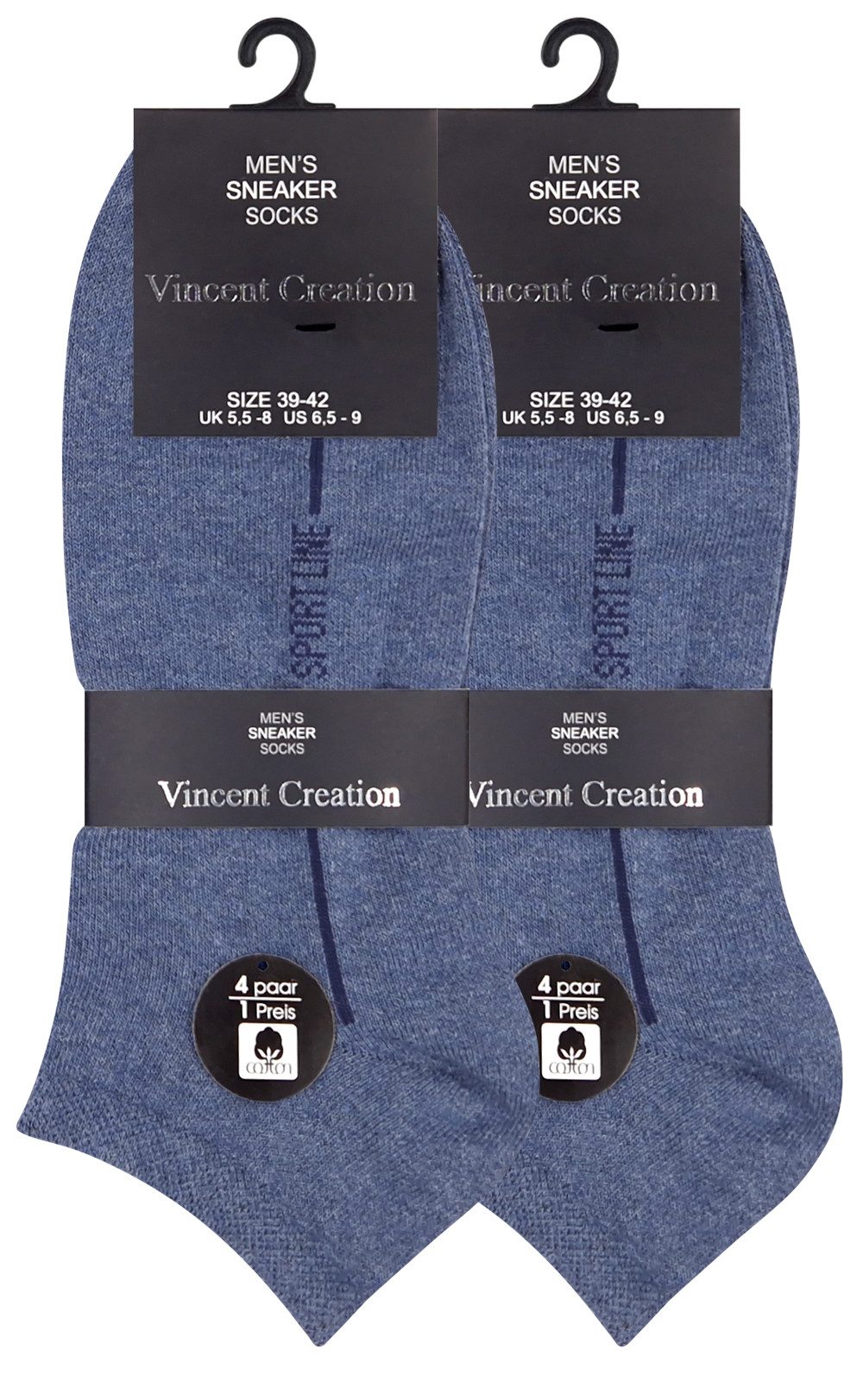 Vincent Creation® Sneakersocken (8-Paar) in angenehmer günstig online kaufen