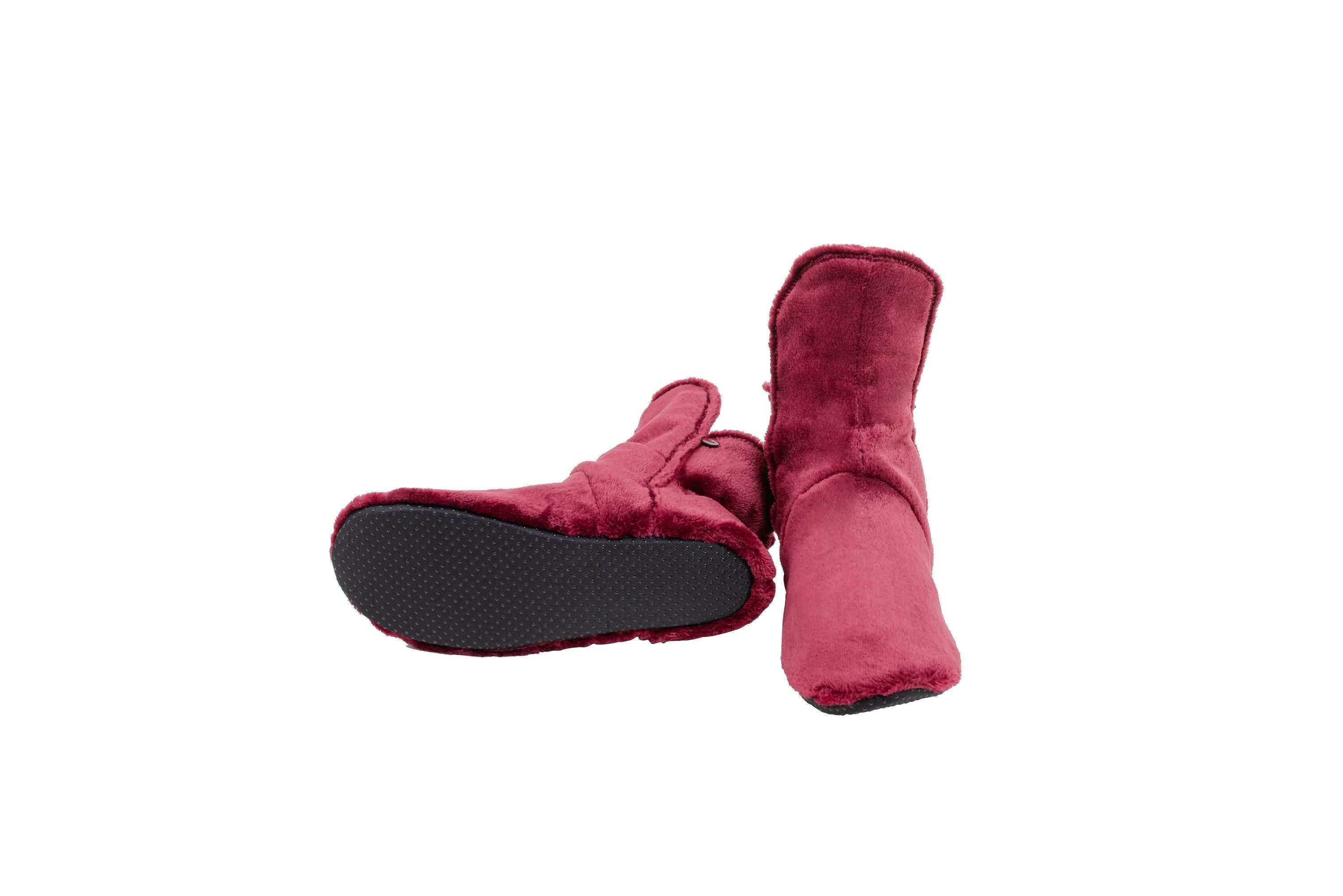 RAIKOU Klassische Hausschuhe Damen Herren rutschfester Sohle Hüttenschuhe Hausschuh (Set) flauschig