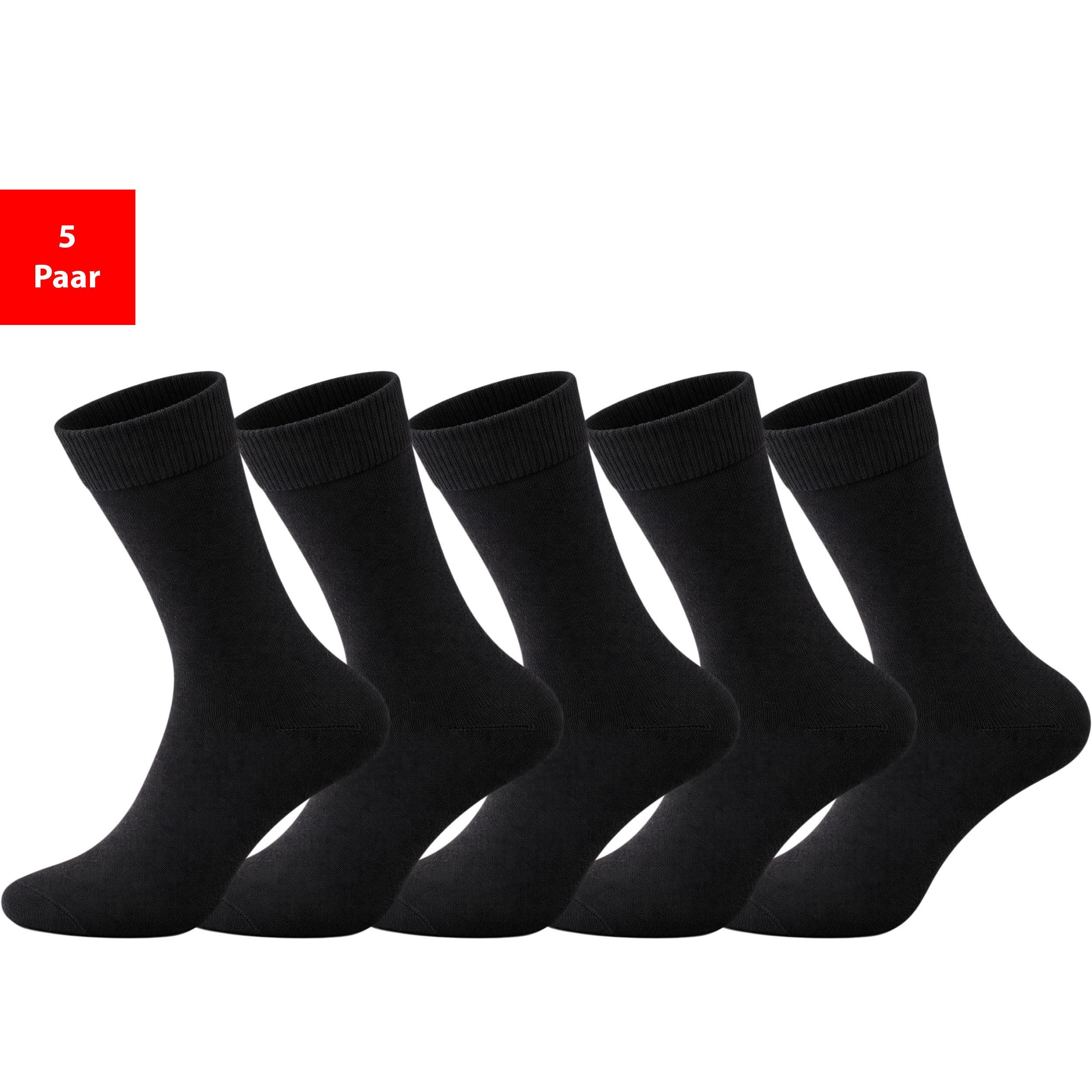 Businesssocken Business Socken Herren & Damen Premium Socken mit Komfortbund