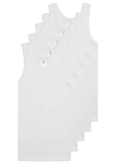 HAASIS Bodywear 1919 Unterhemd 5er Pack Jungen Unterhemd Bio-Cotton (Packung, 5-St) hohe Markenqualität