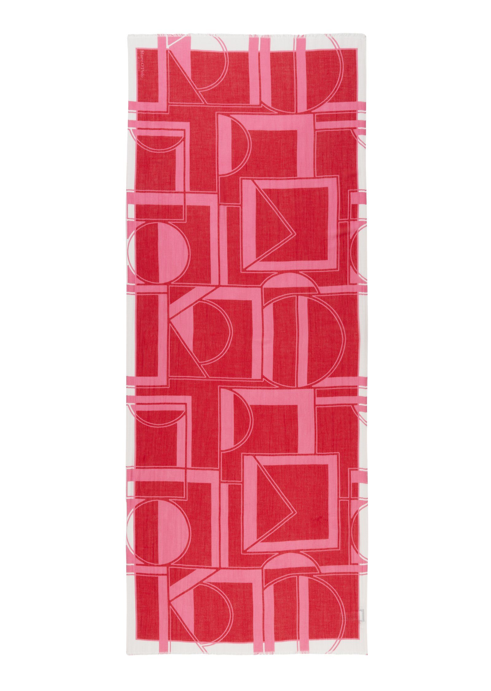 Marc O'Polo Modetuch Tencel™ mit rot Modal