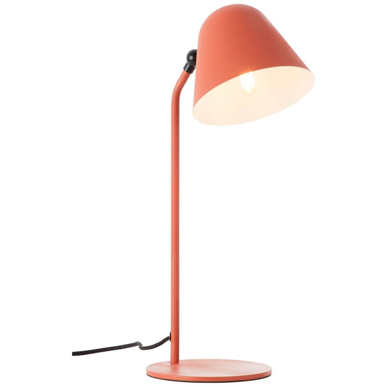 Brilliant Tischleuchte Connie, Lampe Connie Tischleuchte terracott1x D45,  E14, 25W, geeignet für Trop