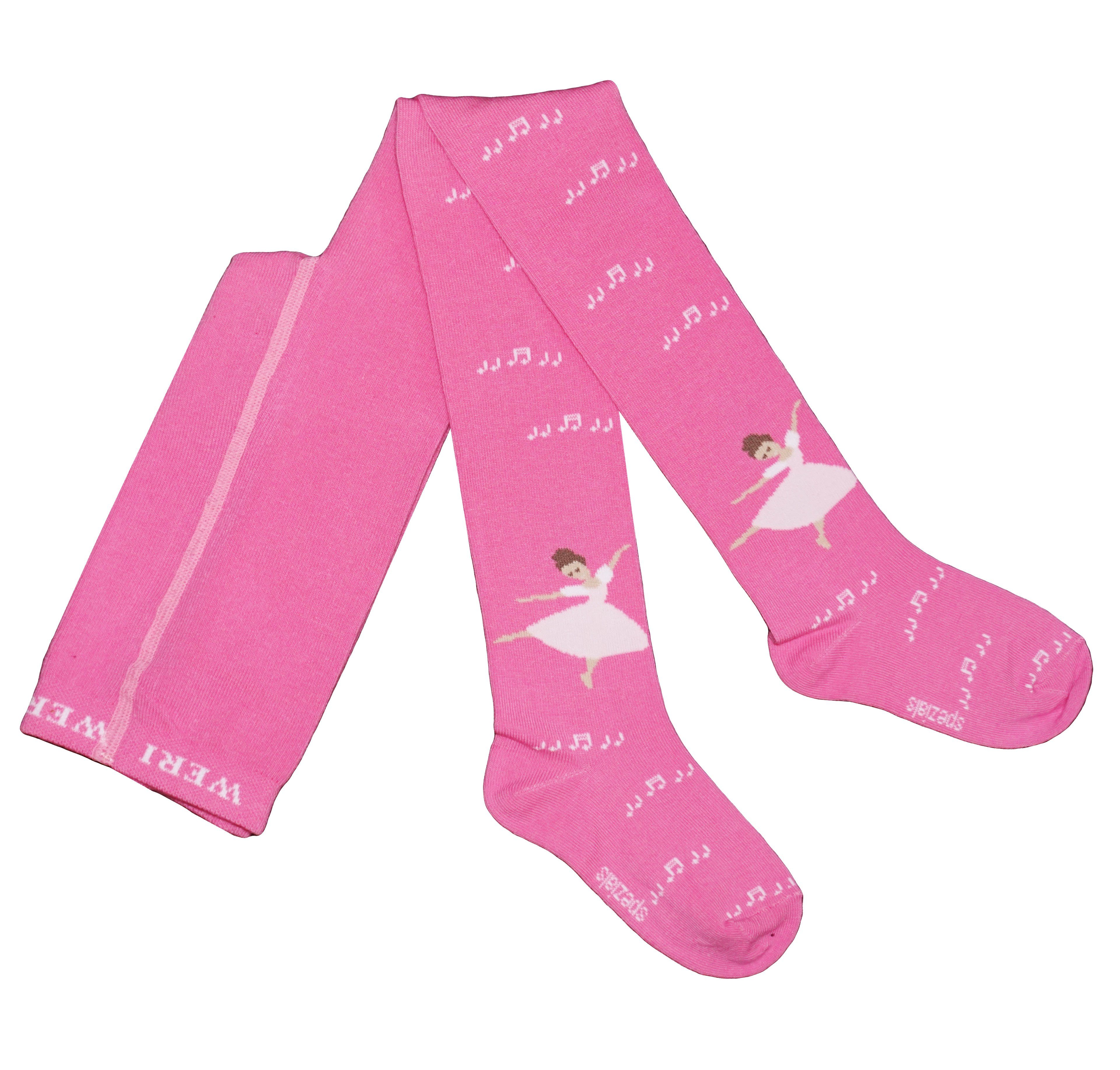 Strickstrumpfhose Kinderstrumpfhosen für Mädchen >>Ballerina<< weiche Baumwolle