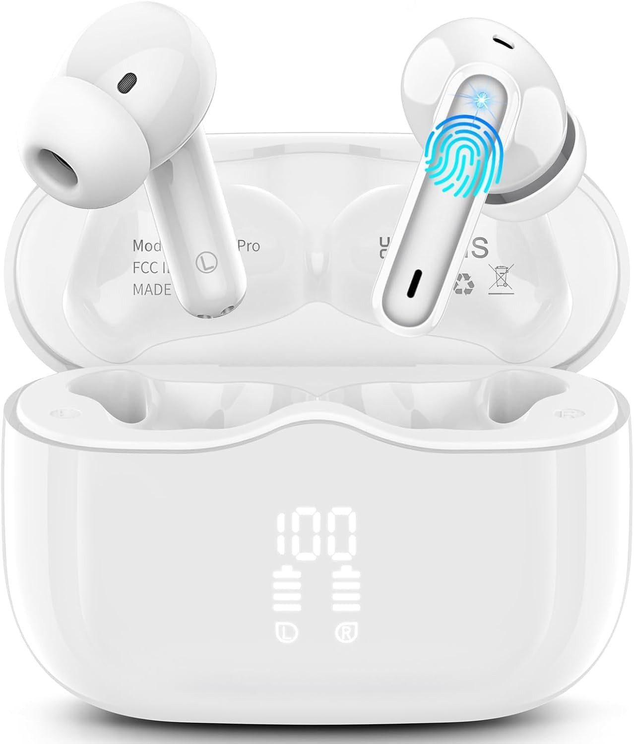 Bluetooth Kopfhörer 5.4 In Ear mit ENC und 40H Akku In-Ear-Kopfhörer