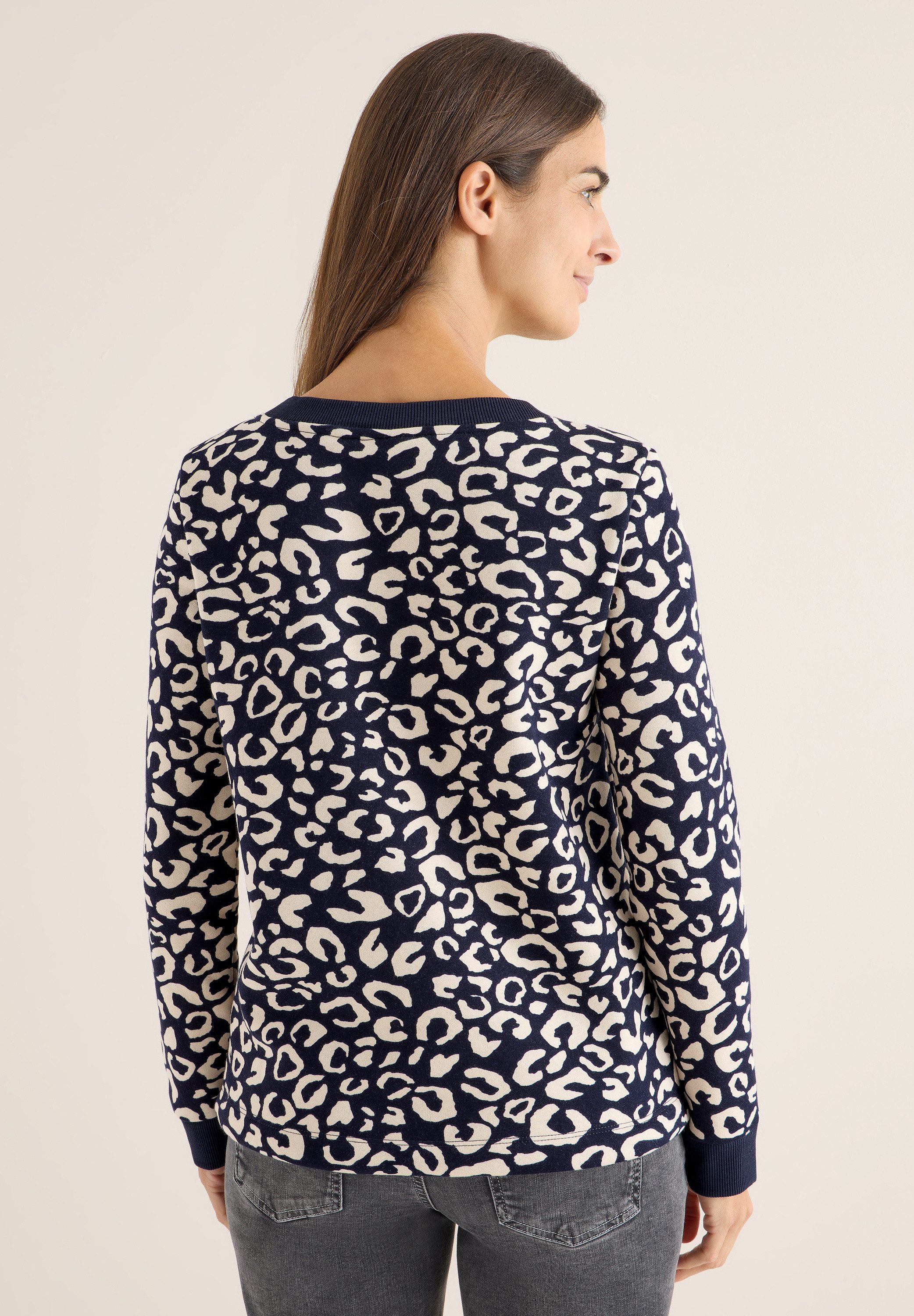 CECIL Sweatshirt mit Tunnelzug am Saum günstig online kaufen