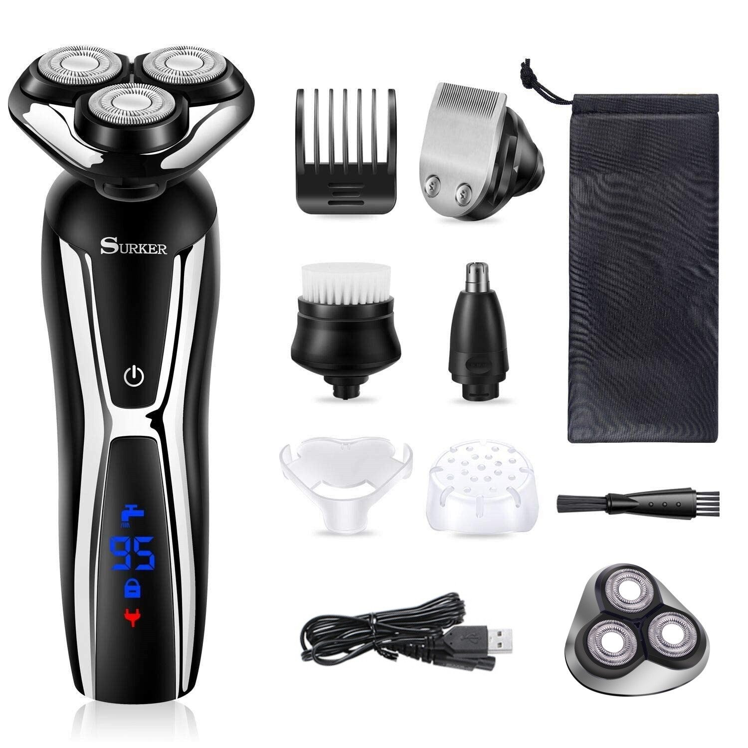 Schwarz-Ersatzscherkopf