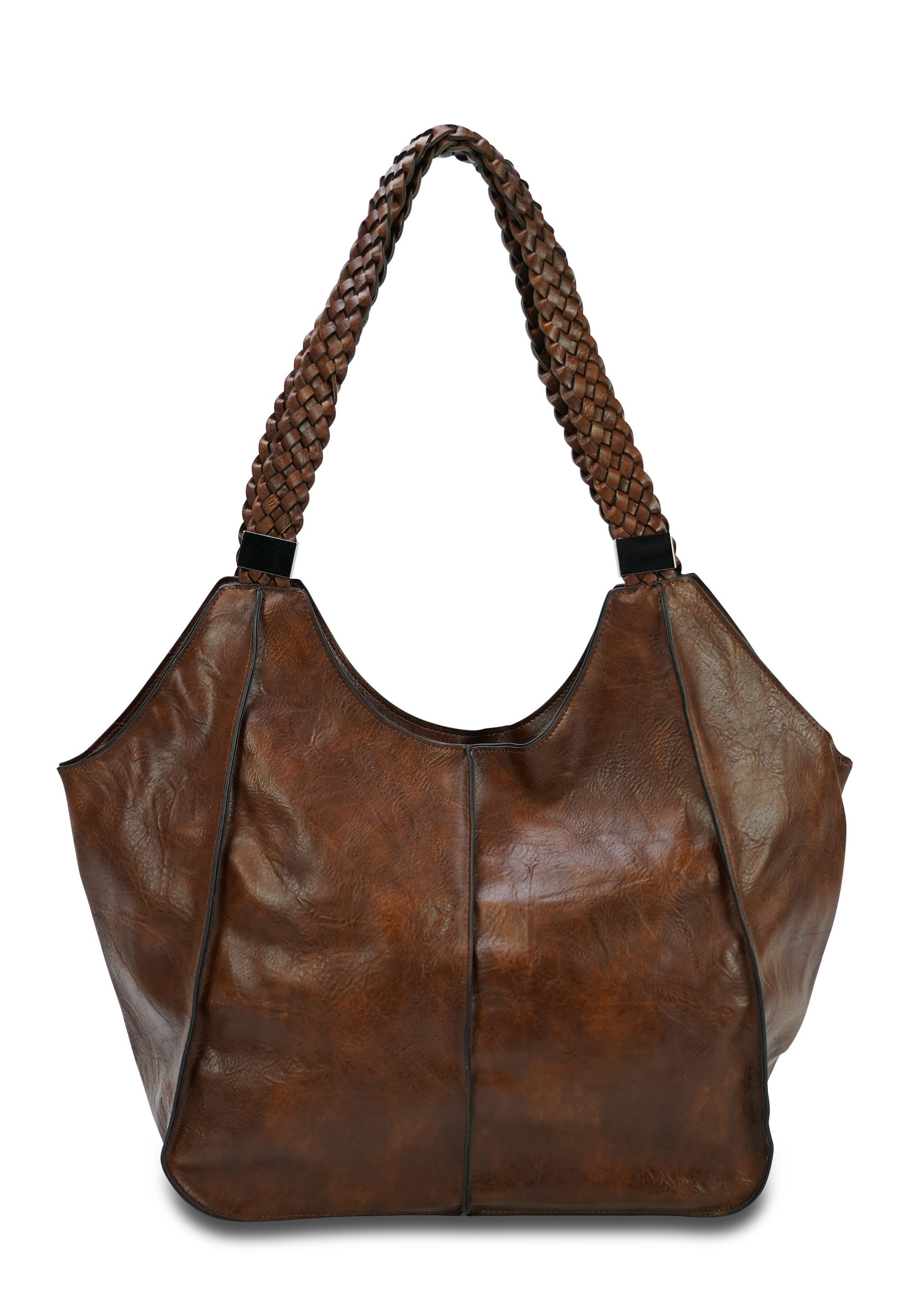 Harpa Schultertasche ZOELLA, geflochtene Henkel günstig online kaufen