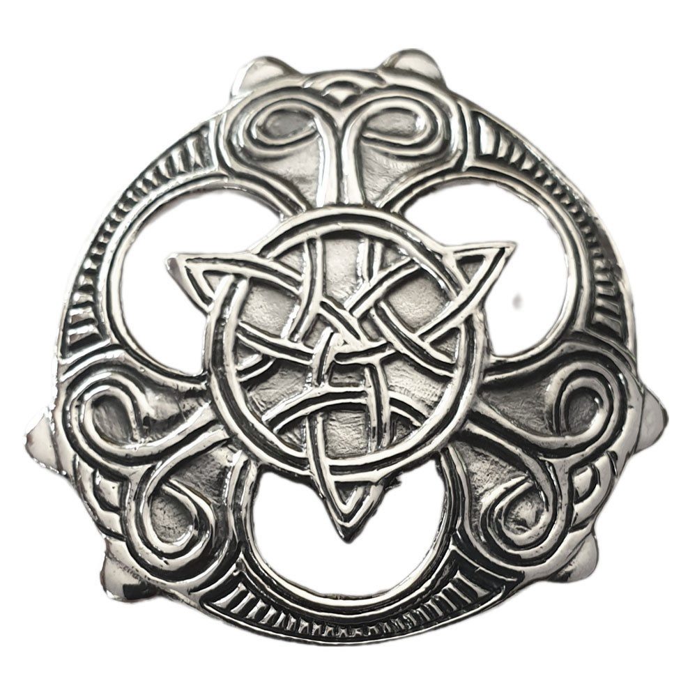 Kettenanhänger Nordisches Schmuck Anhänger Keltische Triade 925er Silber 40 x 38 mm