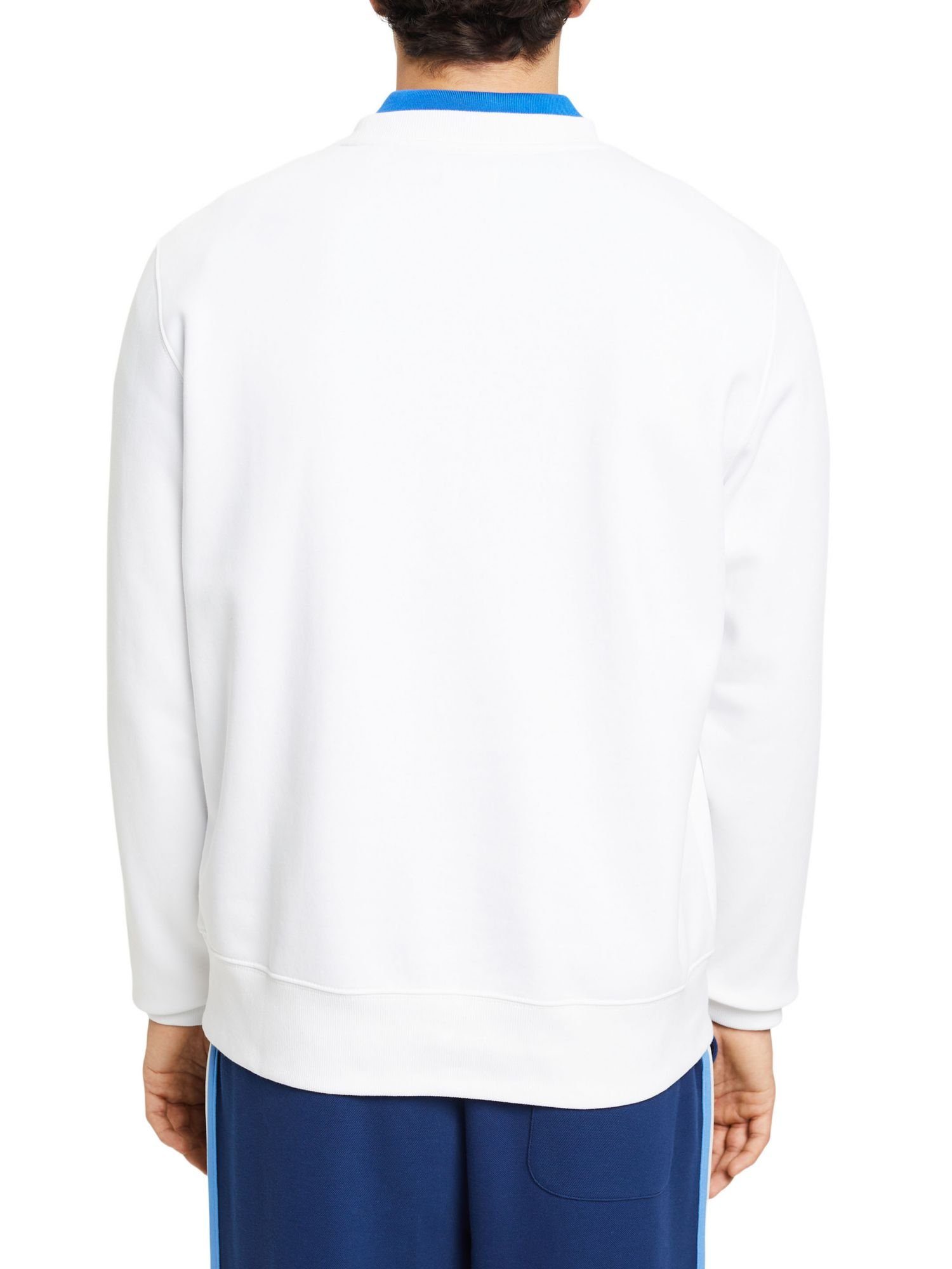 (1-tlg) WHITE mit Sweatshirt Rundhals-Sweatshirt Logoprint Esprit