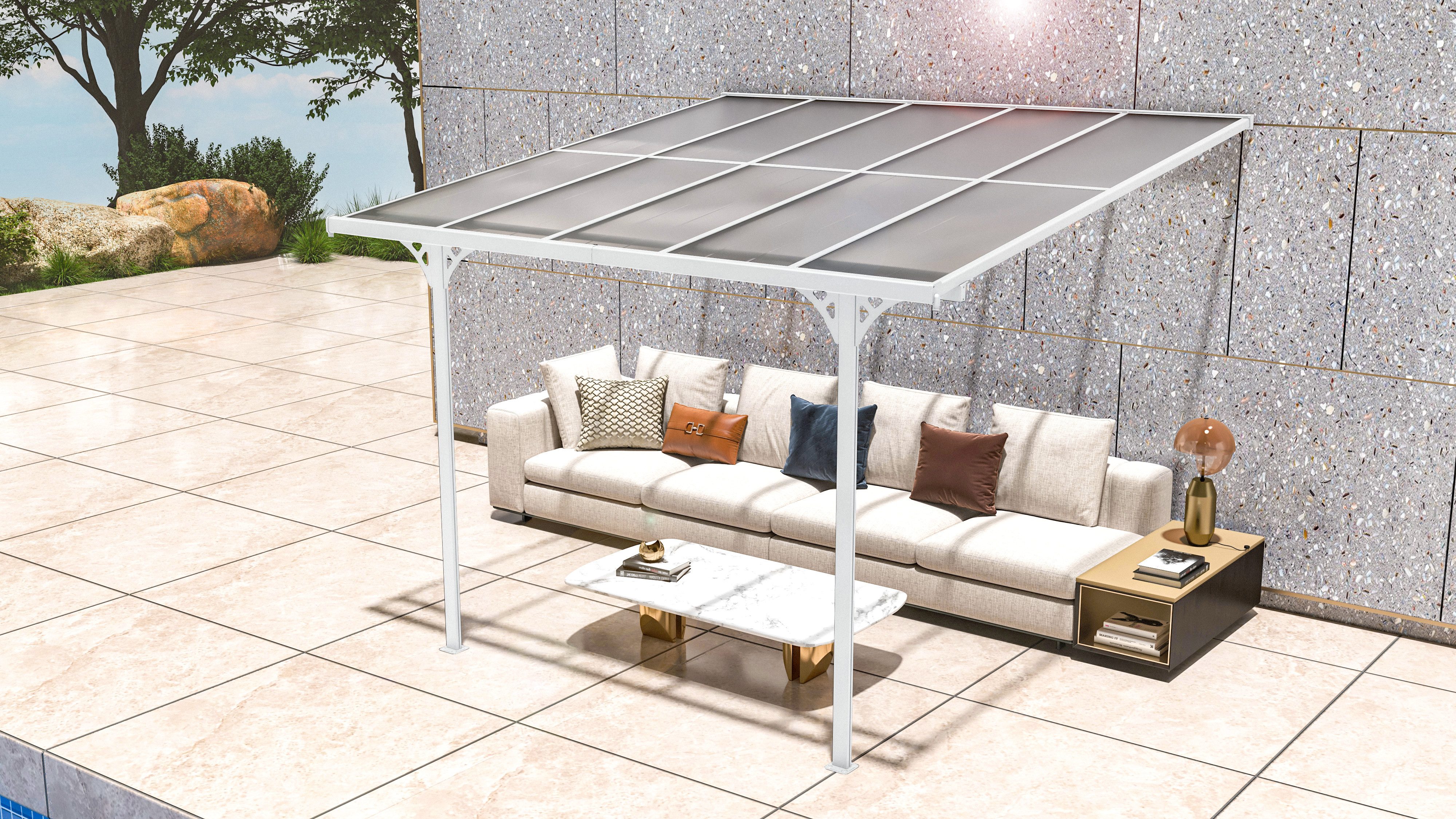 WESTMANN Terrassendach Bruce 313, BxT: 313x300 cm, Bedachung Dachplatten