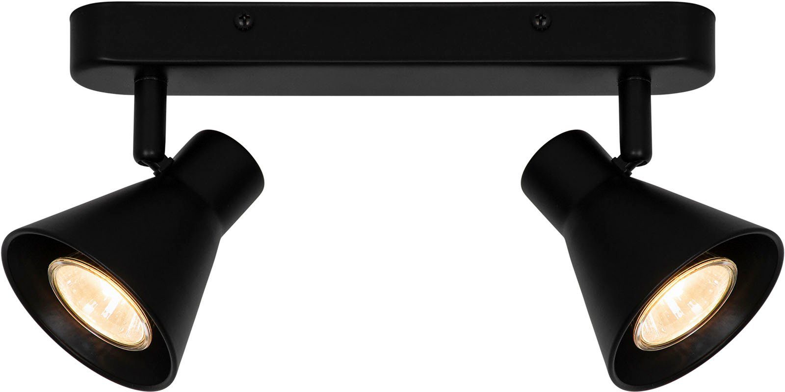 Nordlux Deckenspot Eik, ohne Leuchtmittel, Zeitgenössischer und einfacher Stil, kipp- und drehbarer Schirm