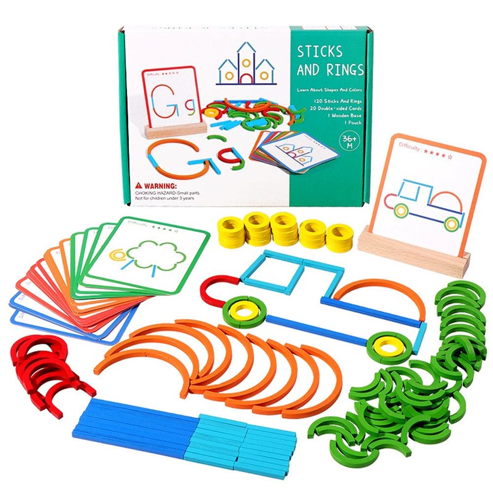 CLTYQ Lernspielzeug Montessori-Spielzeug Baupädagogische Ressourcen,Naturho günstig online kaufen