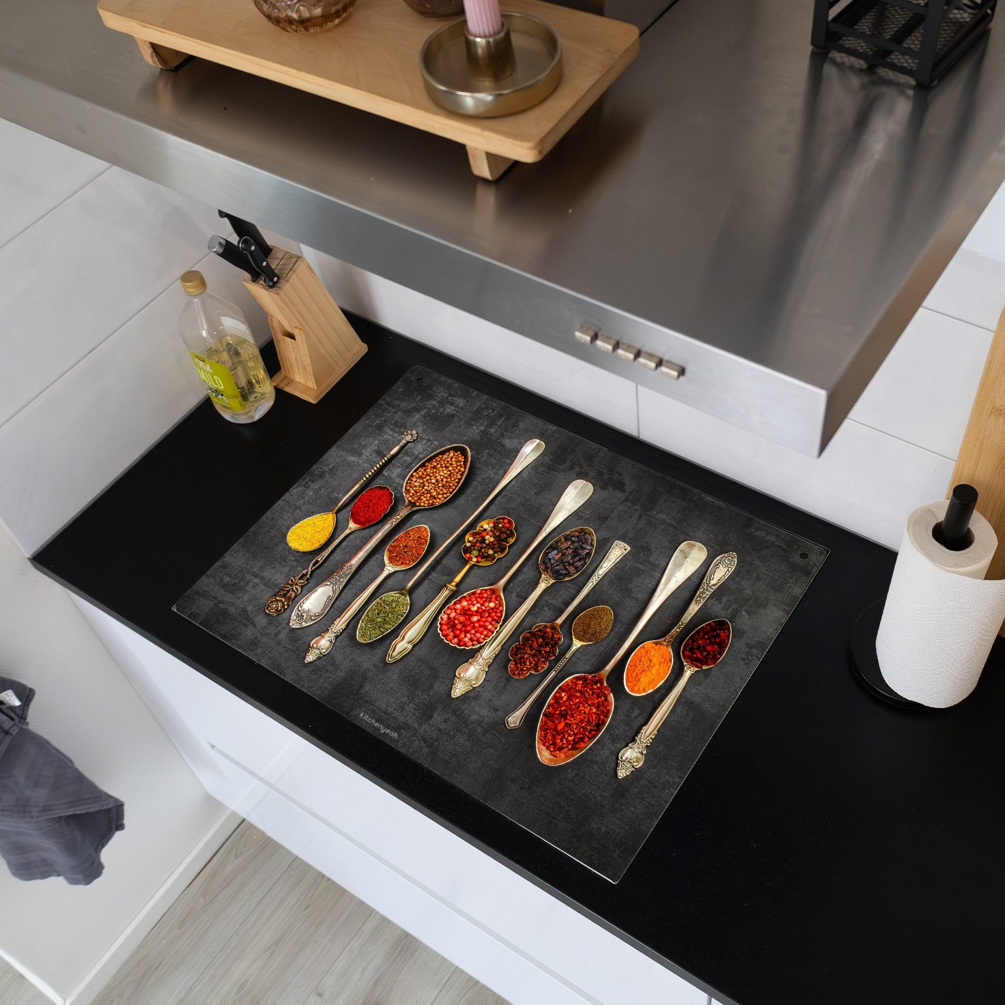 KitchenYeah Küchenrückwand Gewürze - Löffel - günstig online kaufen