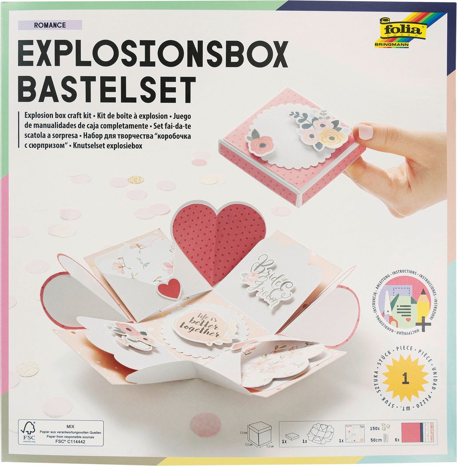 Folia Max Bringmann KG Papierdekoration Explosionsbox