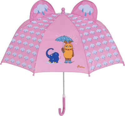 Playshoes Stockregenschirm 3D Regenschirm die Maus & Elefant