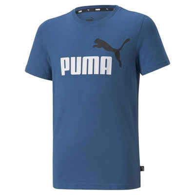 PUMA T-Shirt Jungen T-Shirt - ESS+ 2 Col Logo Tee, Rundhals