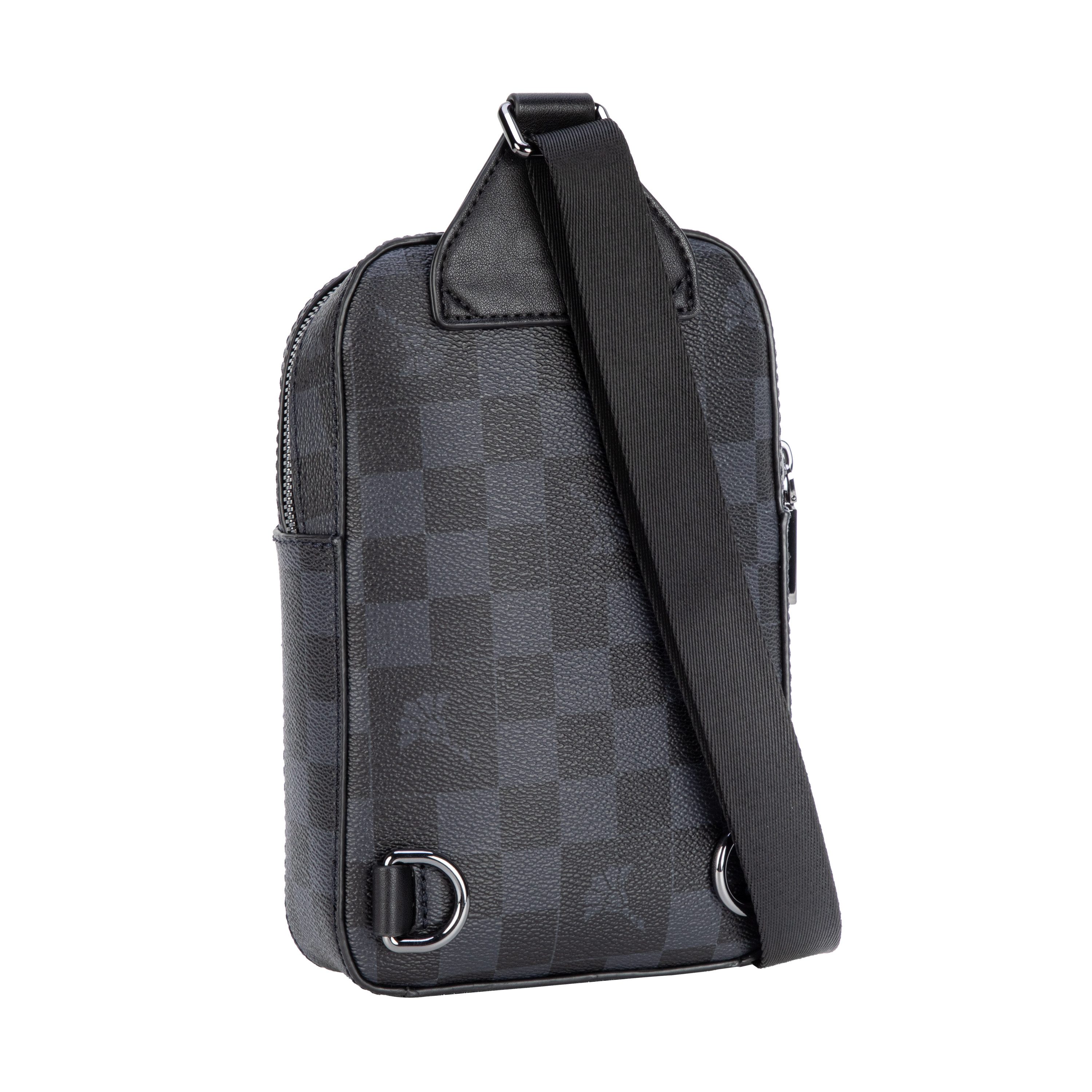 JOOP! Schultertasche cortina piazza slingbag xsvz, Unisex Umhängetasche, Crossbody-Bag mit Schachbrettmuster