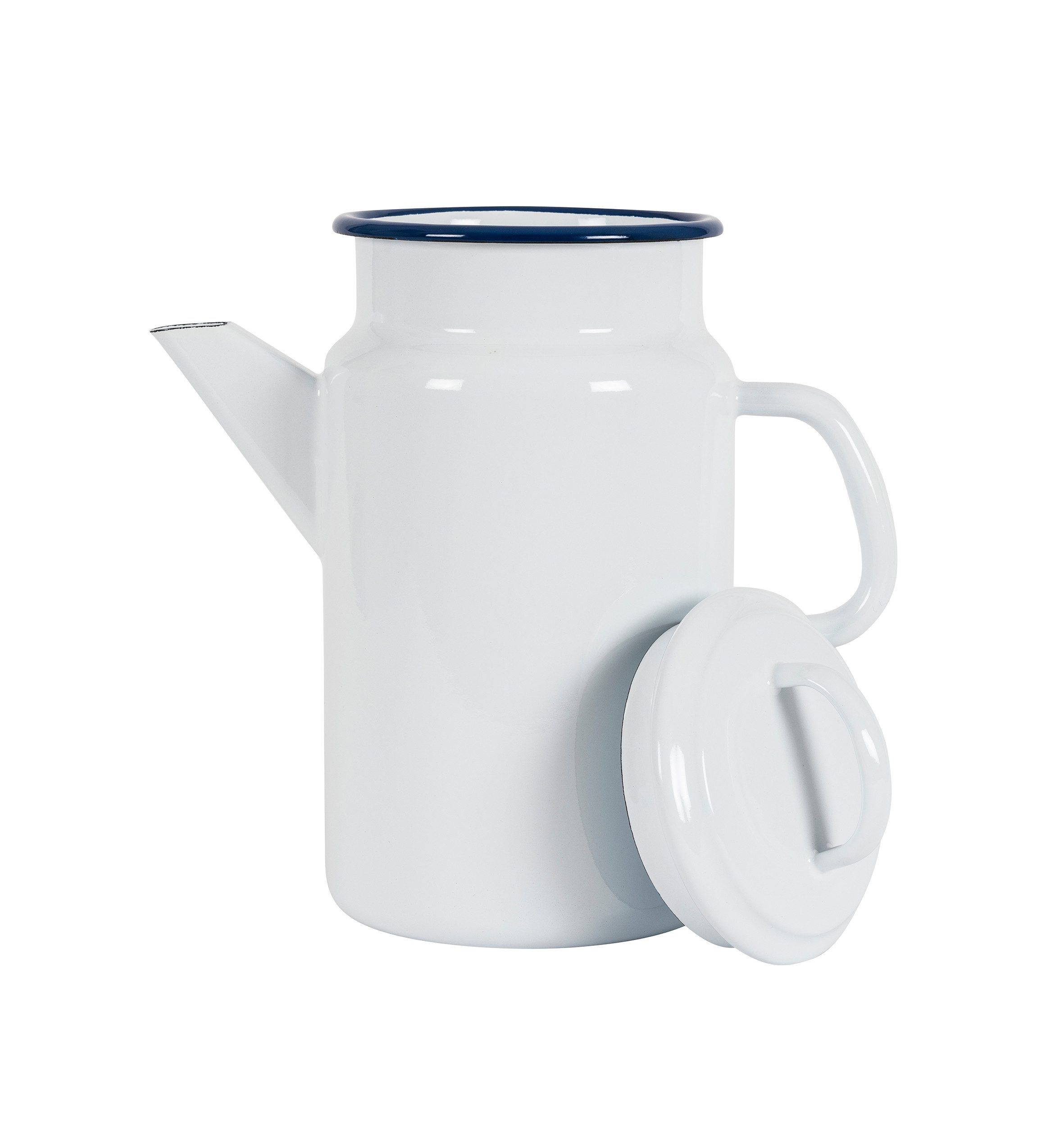 KOCKUMS® Kaffeekanne Email Kaffeekanne Teekanne Kanne von Kockums Inhalt 2 Liter Farbe: