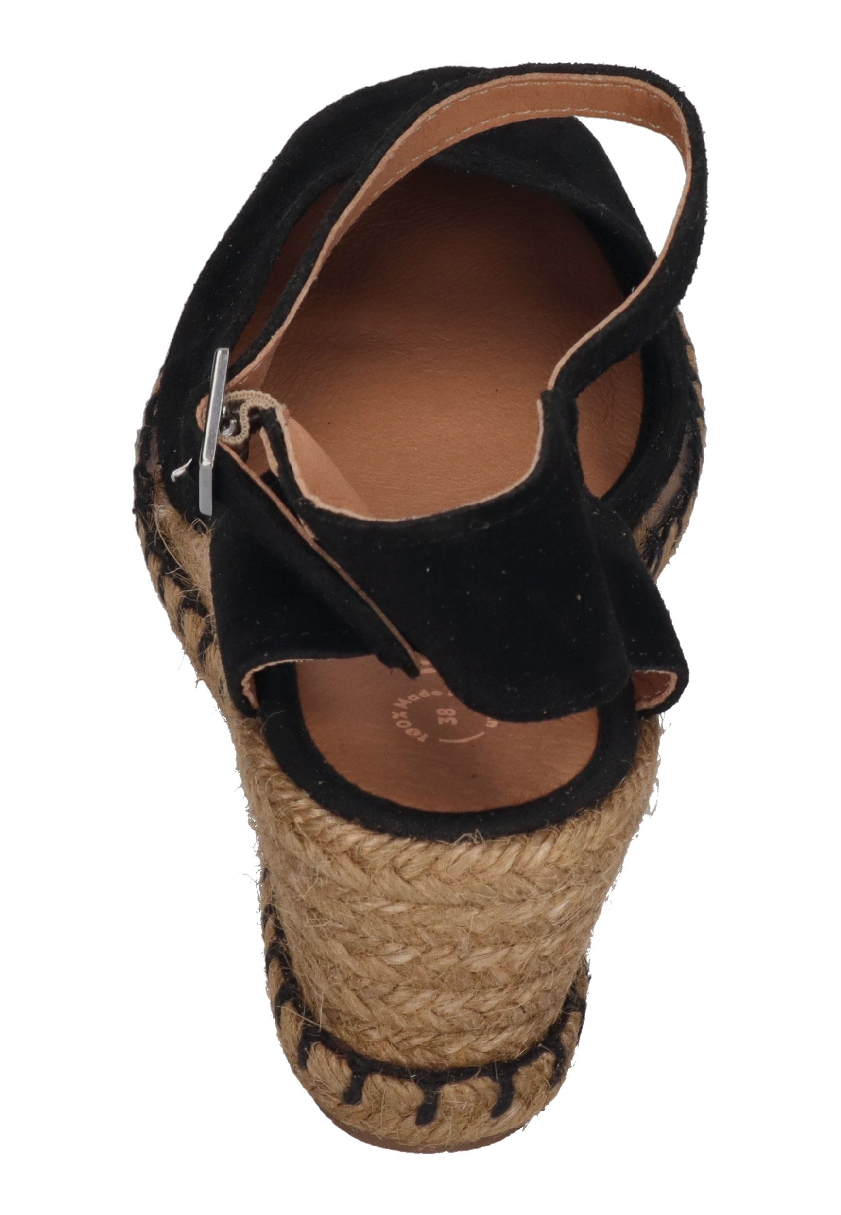 VERBENAS MALENA SERRAJE TAN Sandalette Negro – Bild 5 von 5