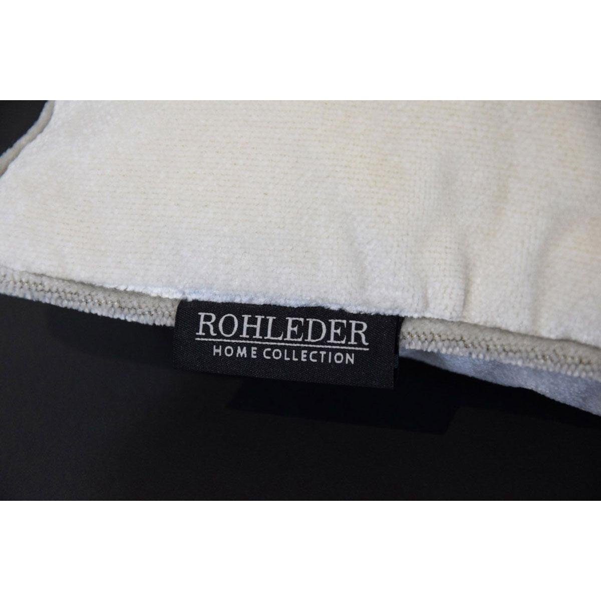 ROHLEDER Kissenhülle Kissenhülle Samt Big Cloud Salt Beige (50x50cm)