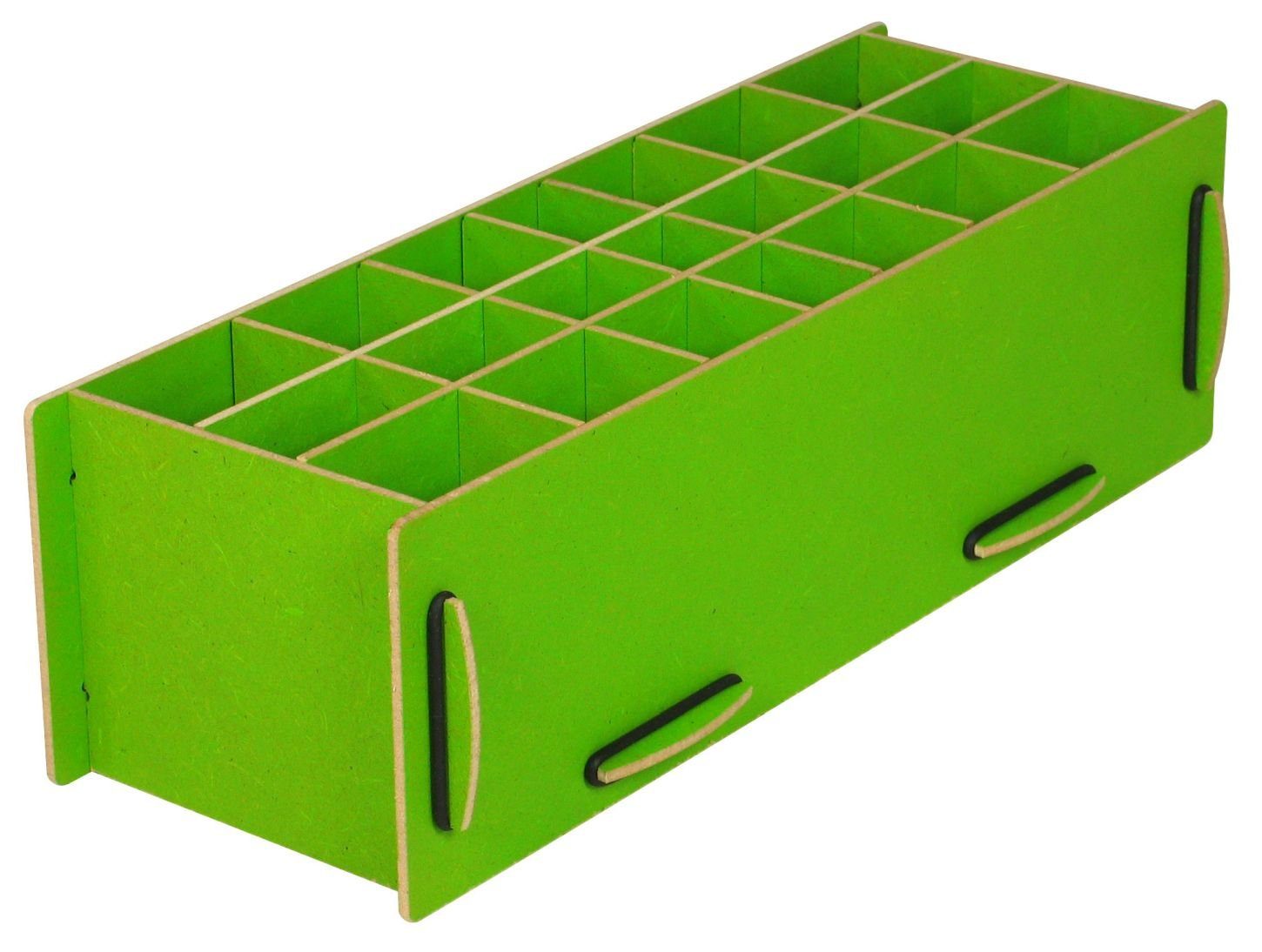 WERKHAUS® Aufbewahrungsbox Werkhaus Stiftebox XL Grün Stifte- Halter Becher Ablage Holz