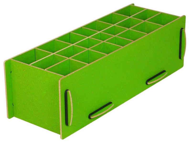 WERKHAUS® Aufbewahrungsbox Werkhaus - Stiftebox XL Grün Stifte- Halter Becher Ablage