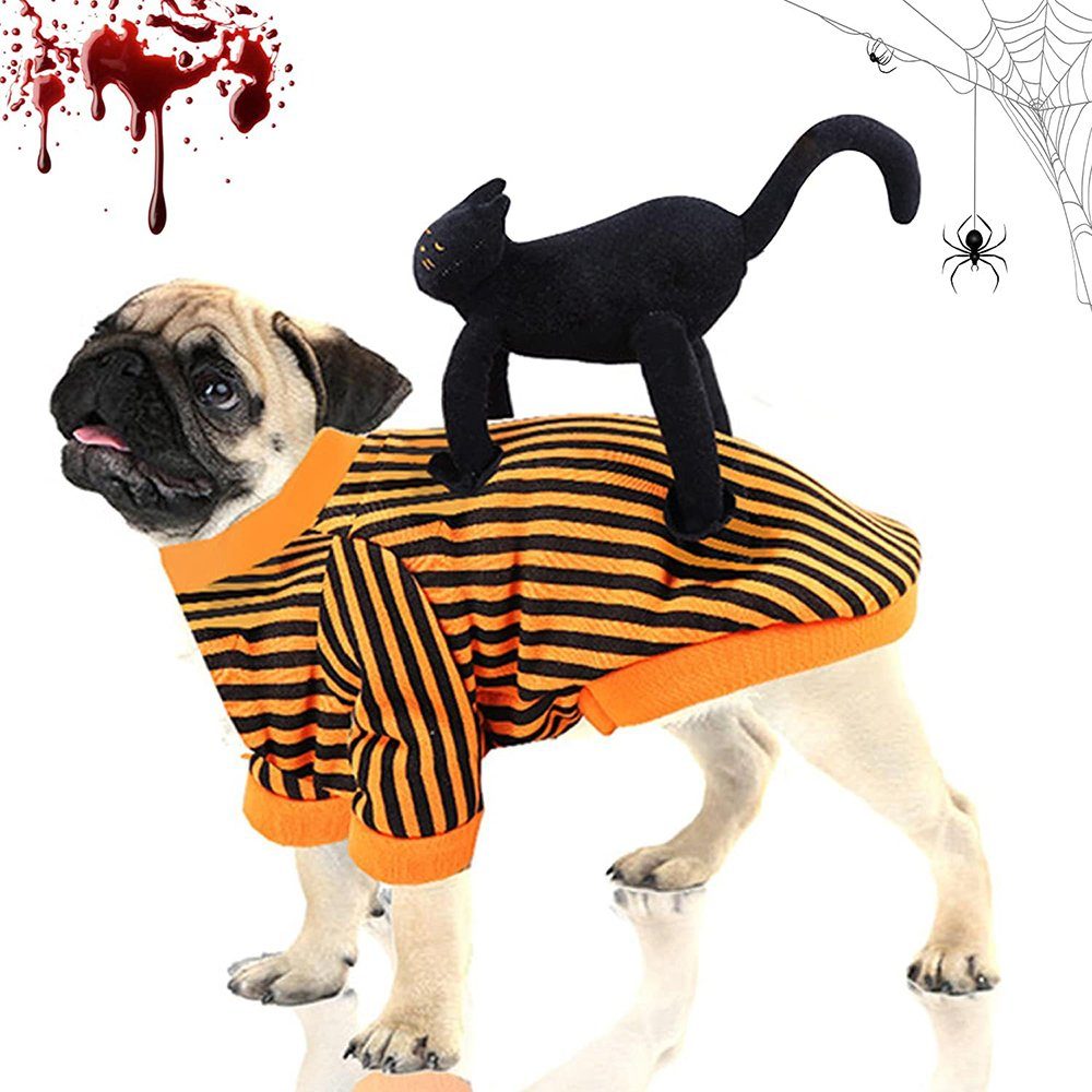 GelldG Kostüm Haustier Hund Halloween Kleidung, Halloween Haustier Kostüm