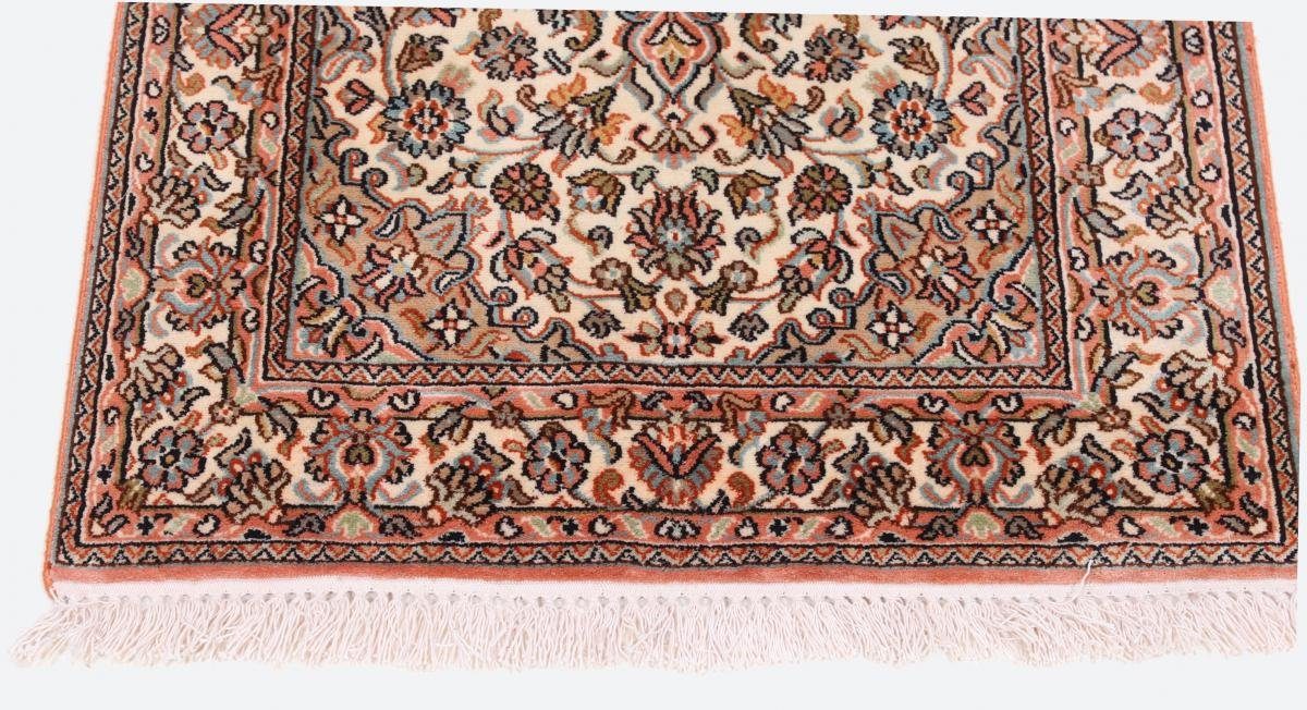 Orientteppich, 4 mm Seidenteppich Nain 64x99 Seide rechteckig, Kaschmir Höhe: Handgeknüpfter Trading,