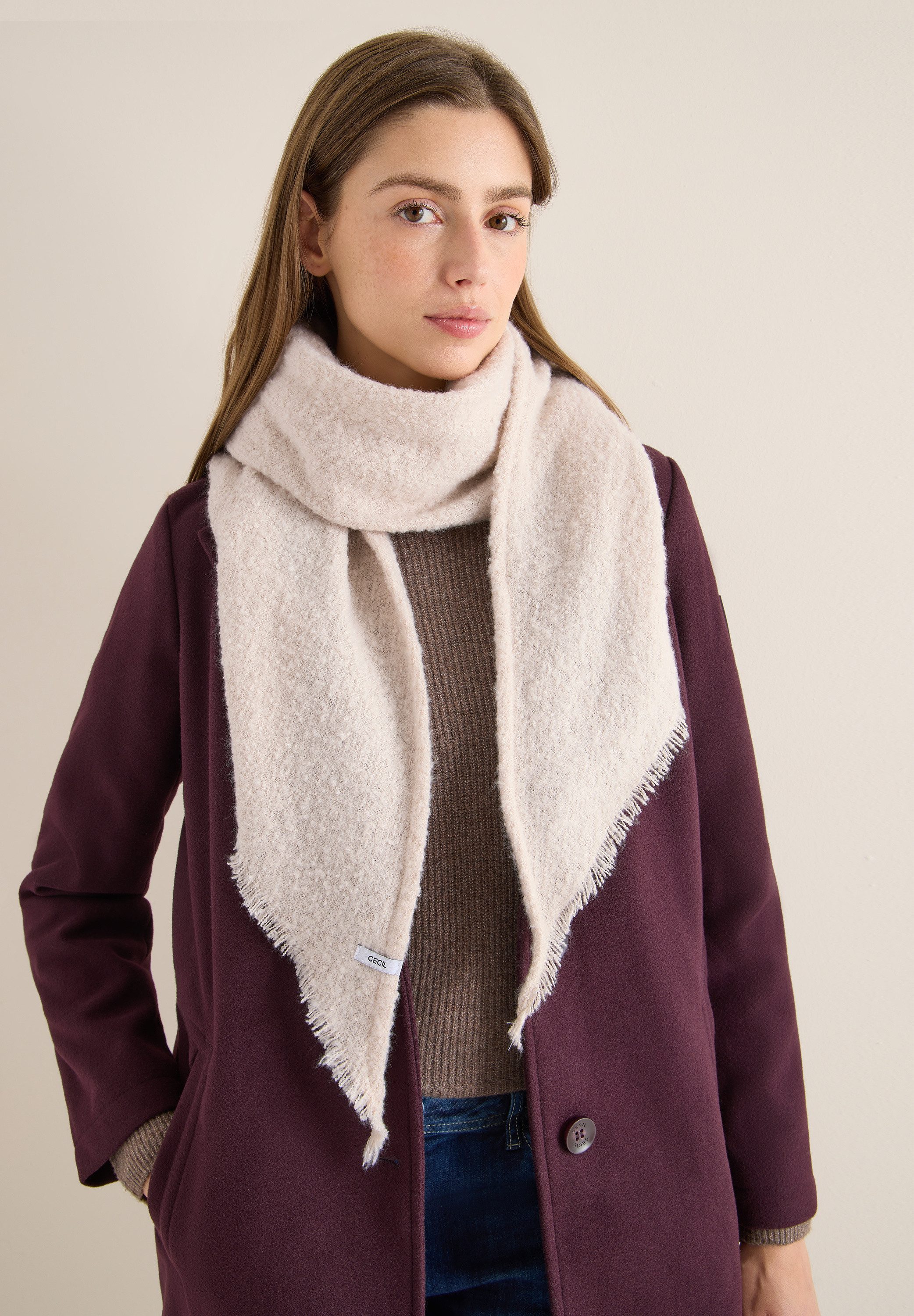 CECIL Schal, mit Fransen günstig online kaufen