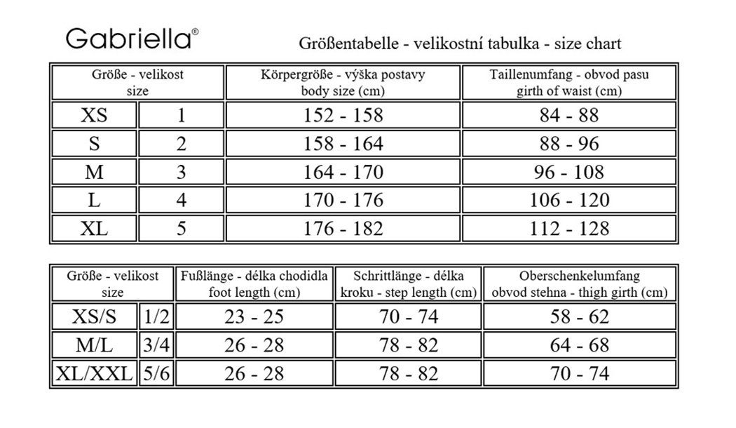 Gabriella Halterlose Strümpfe 1 (Packung, 153 elegant KABARETTE Paar) 1-Paar, CALZE