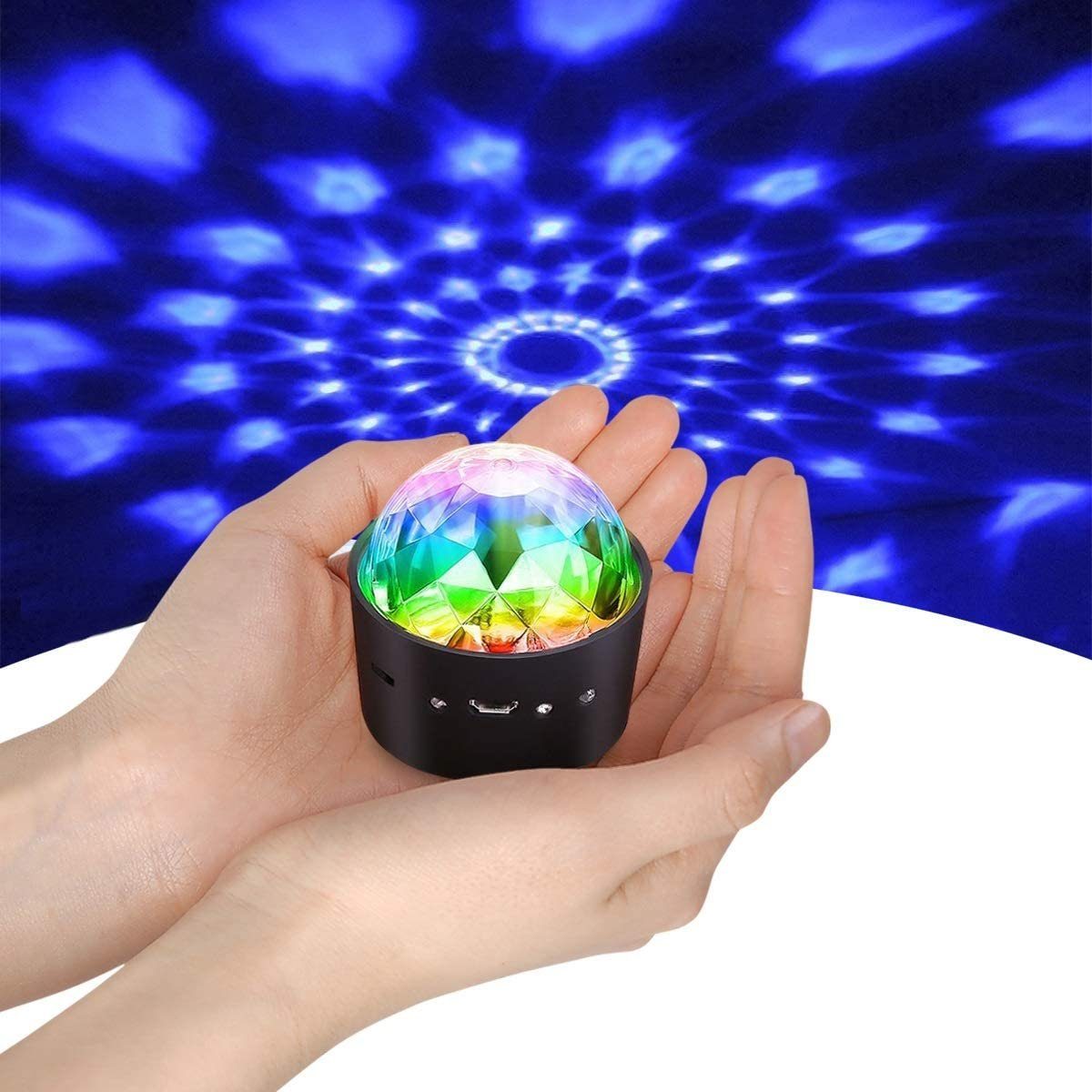 Mini Stroboskop Disco Licht Sound aktiviert Party Lichter Bühnenbeleuchtung 