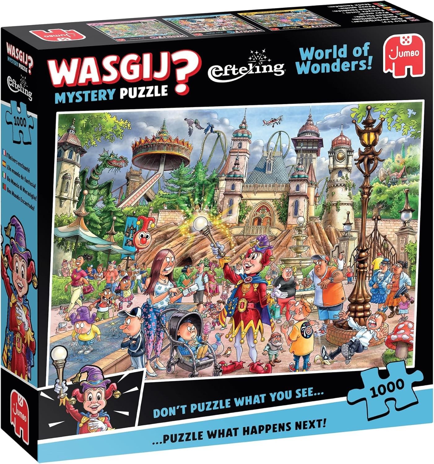 Jumbo Spiele Puzzle Wasgij Mystery 24 - Efteling (1000 Teile), Puzzleteile